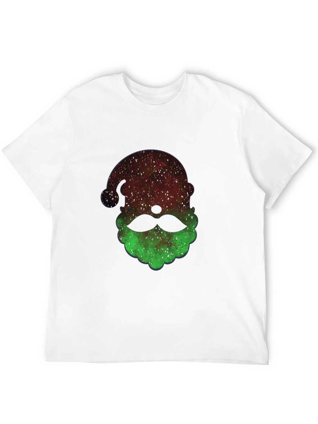 Festive Santa Head Graphic Tee