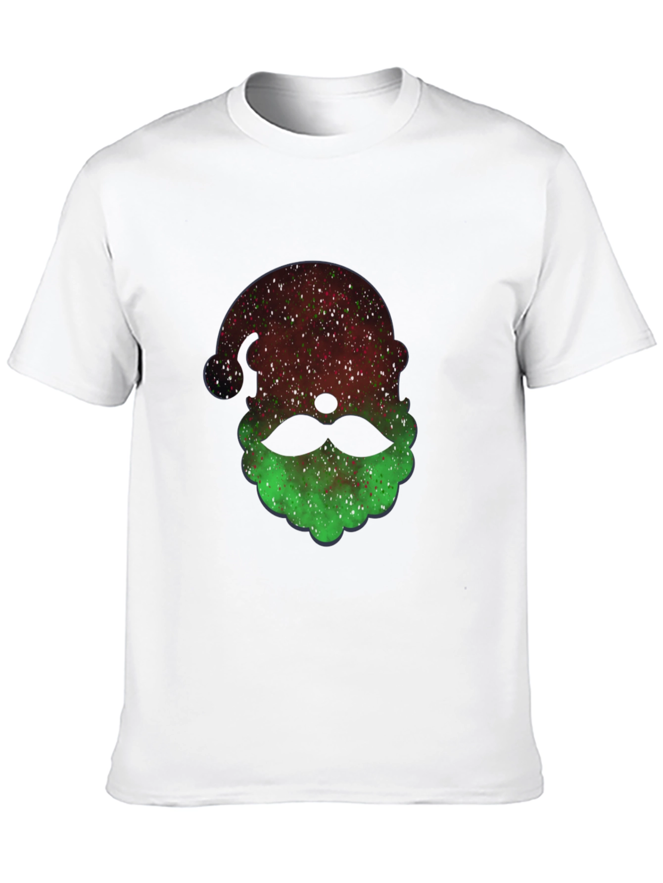 Festive Santa Head Graphic Tee