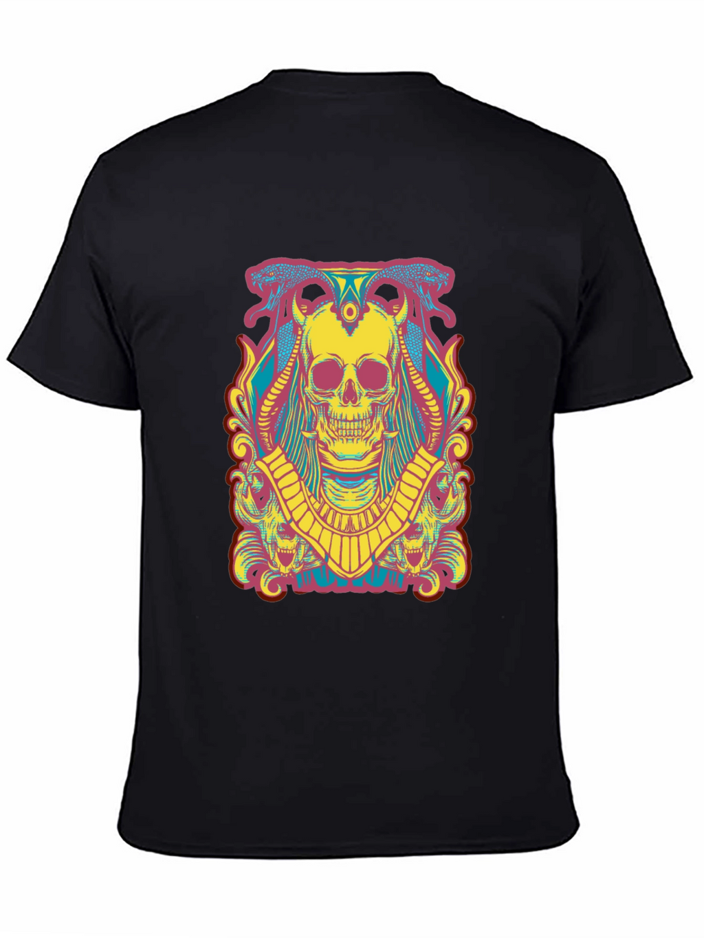Skull Graphic T-Shirt - Mens Short Sleeve Tee