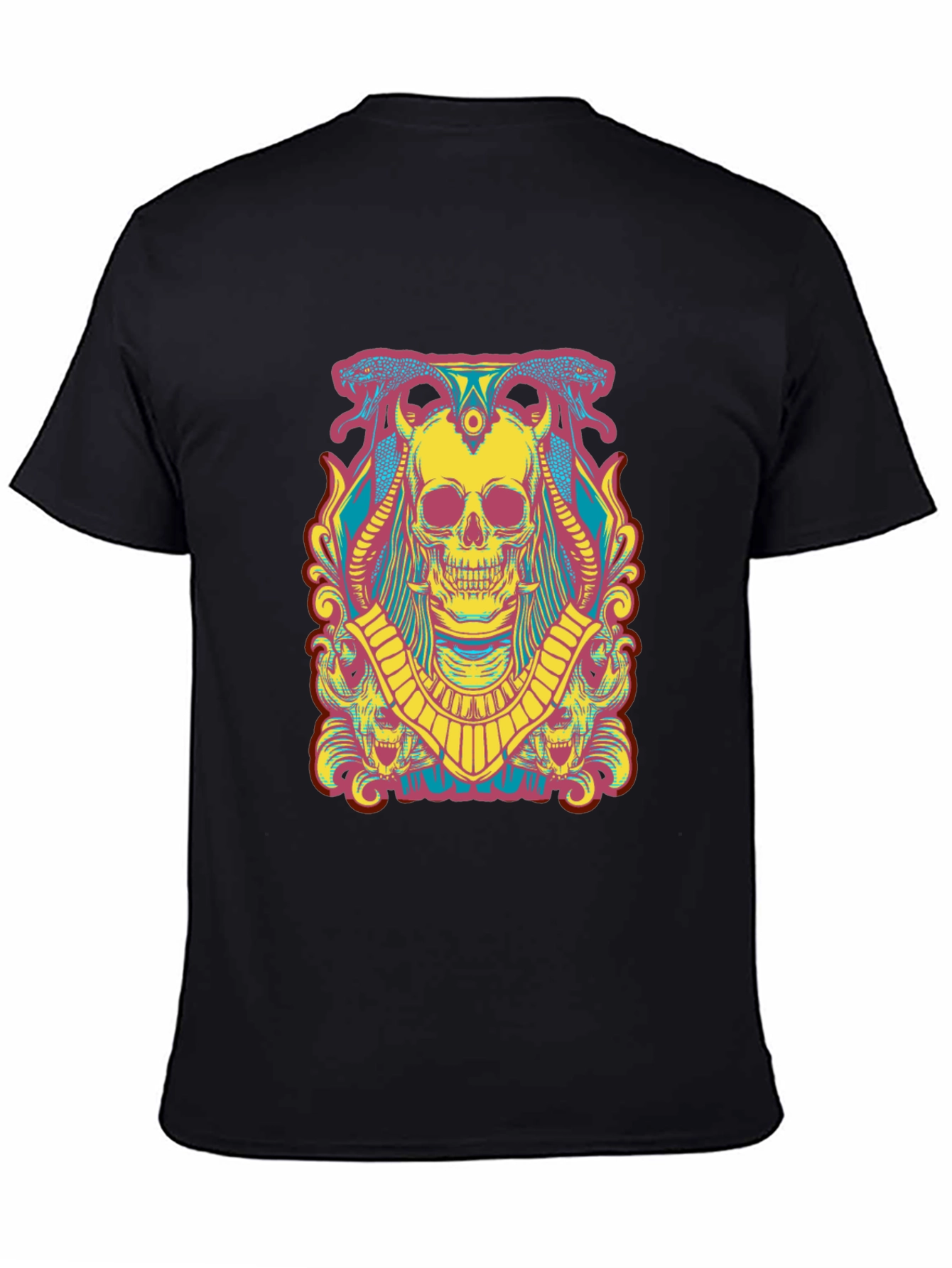 Skull Graphic T-Shirt - Mens Short Sleeve Tee
