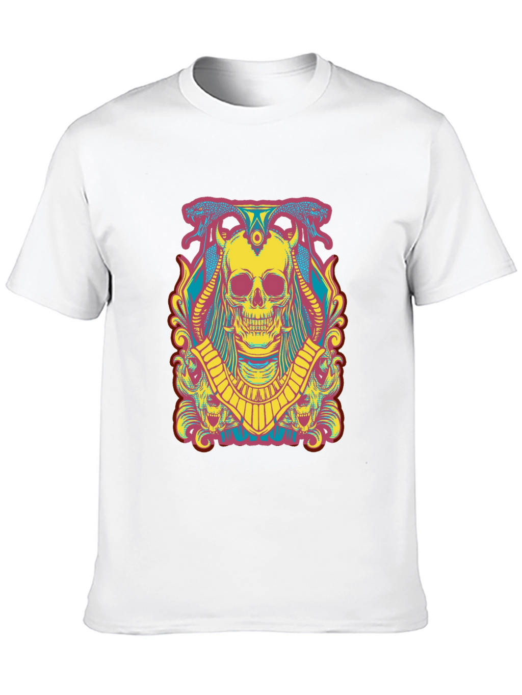 Skull Graphic T-Shirt - Mens Short Sleeve Tee