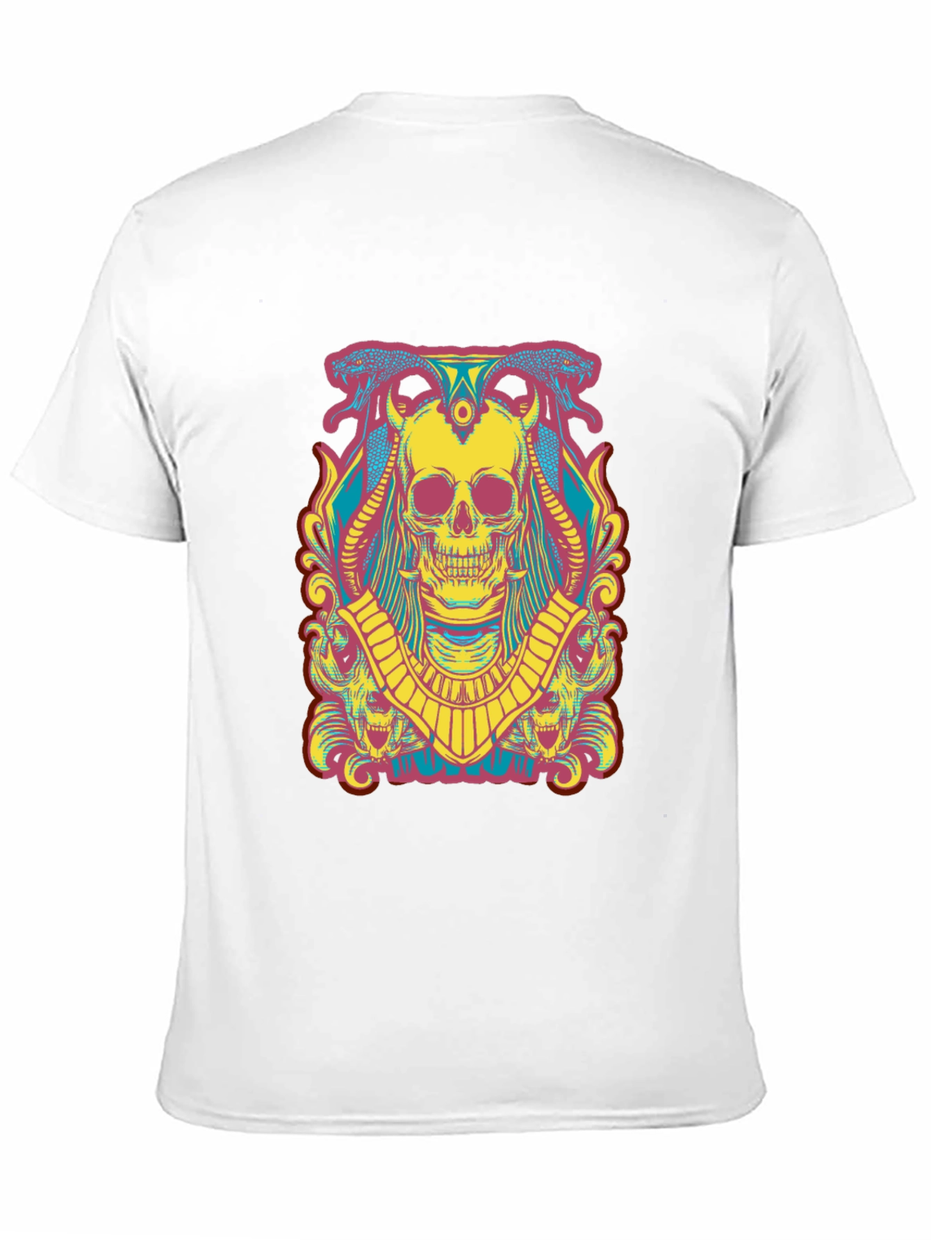 Skull Graphic T-Shirt - Mens Short Sleeve Tee