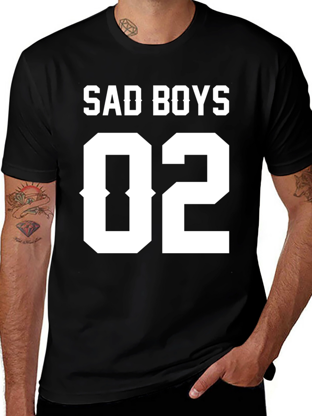 Sad Boys 02 Black T-Shirt
