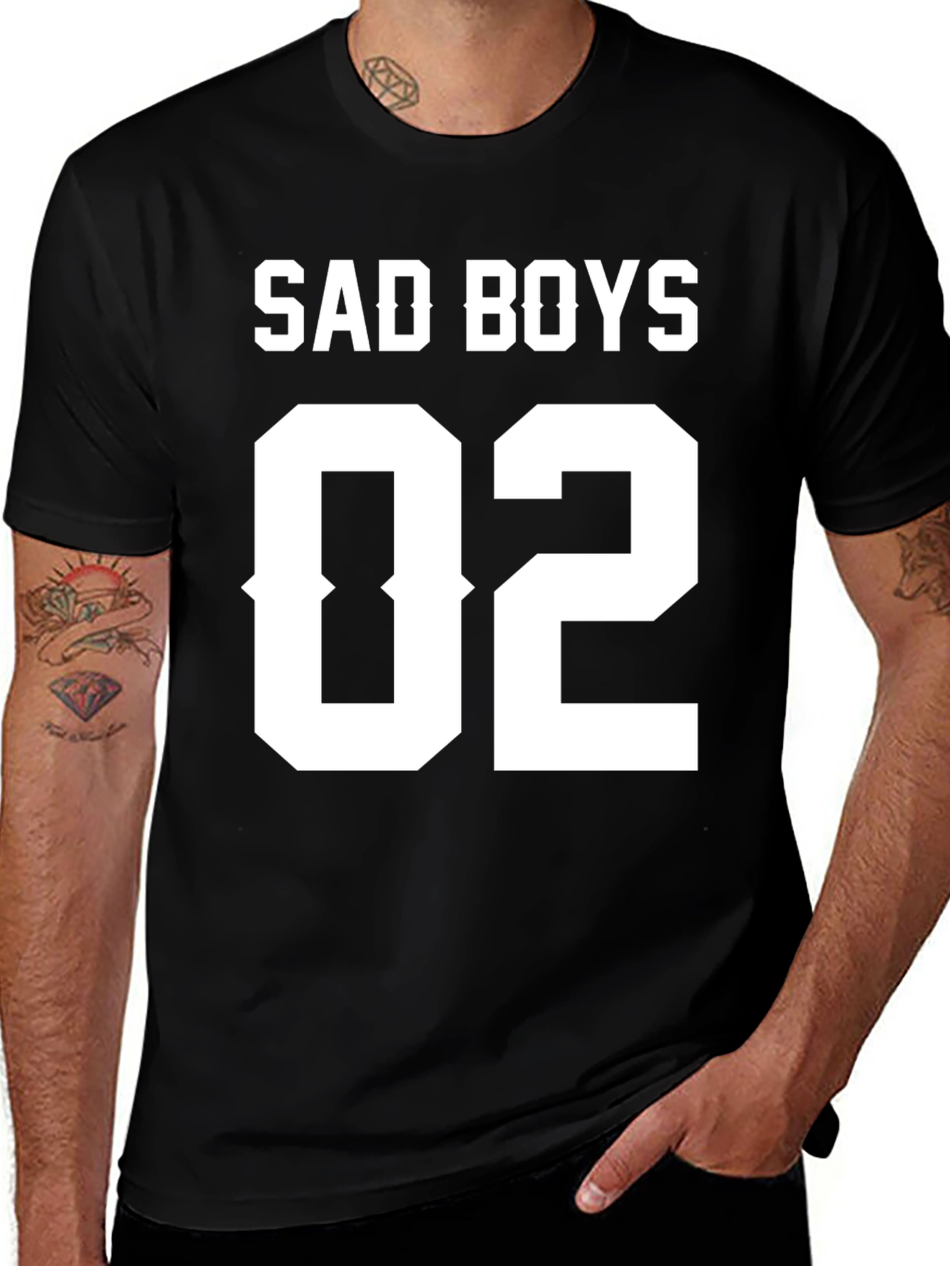 Sad Boys 02 Black T-Shirt