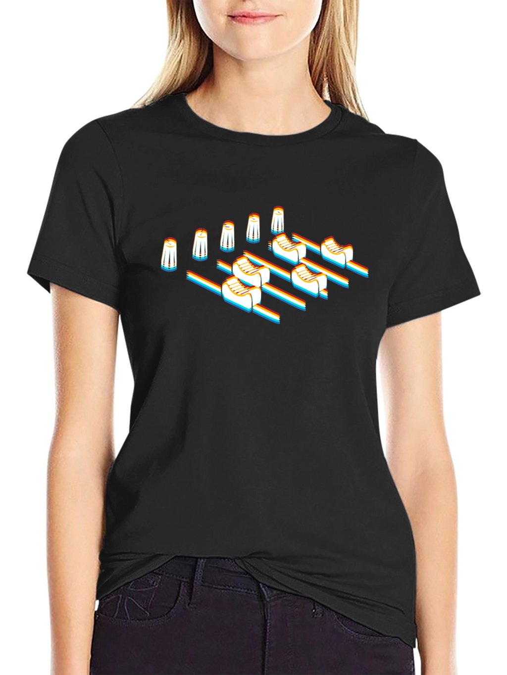 Retro Foosball Player Graphic Tee