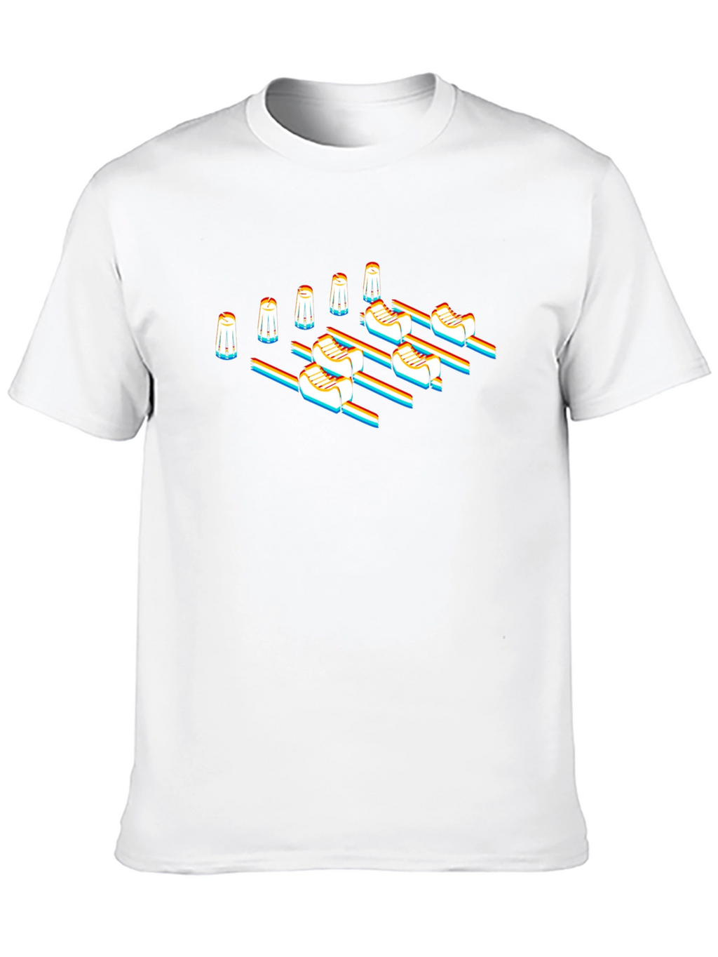 Retro Foosball Player Graphic Tee