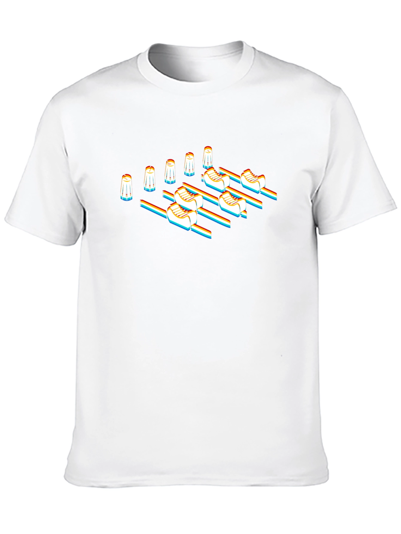 Retro Foosball Player Graphic Tee