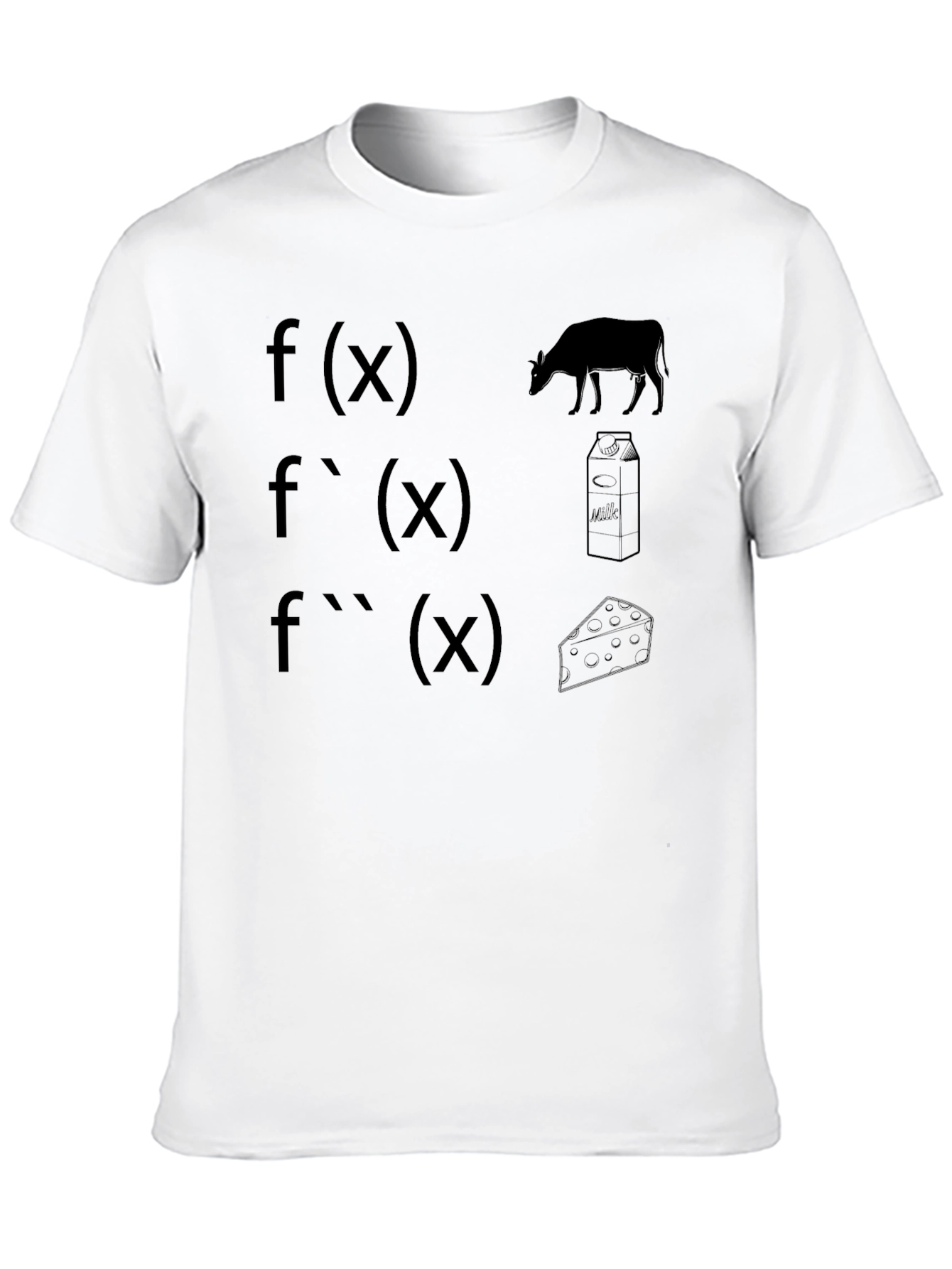 Math & Dairy Humor T-Shirt: Derivative Fun!