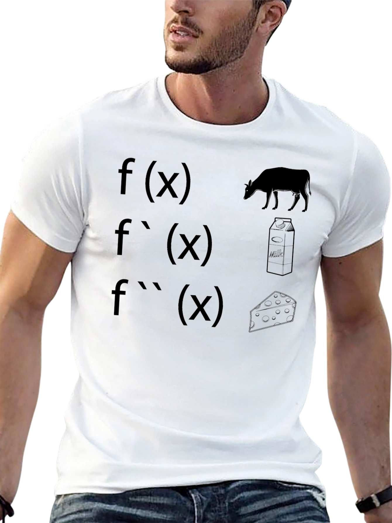 Math & Dairy Humor T-Shirt: Derivative Fun!
