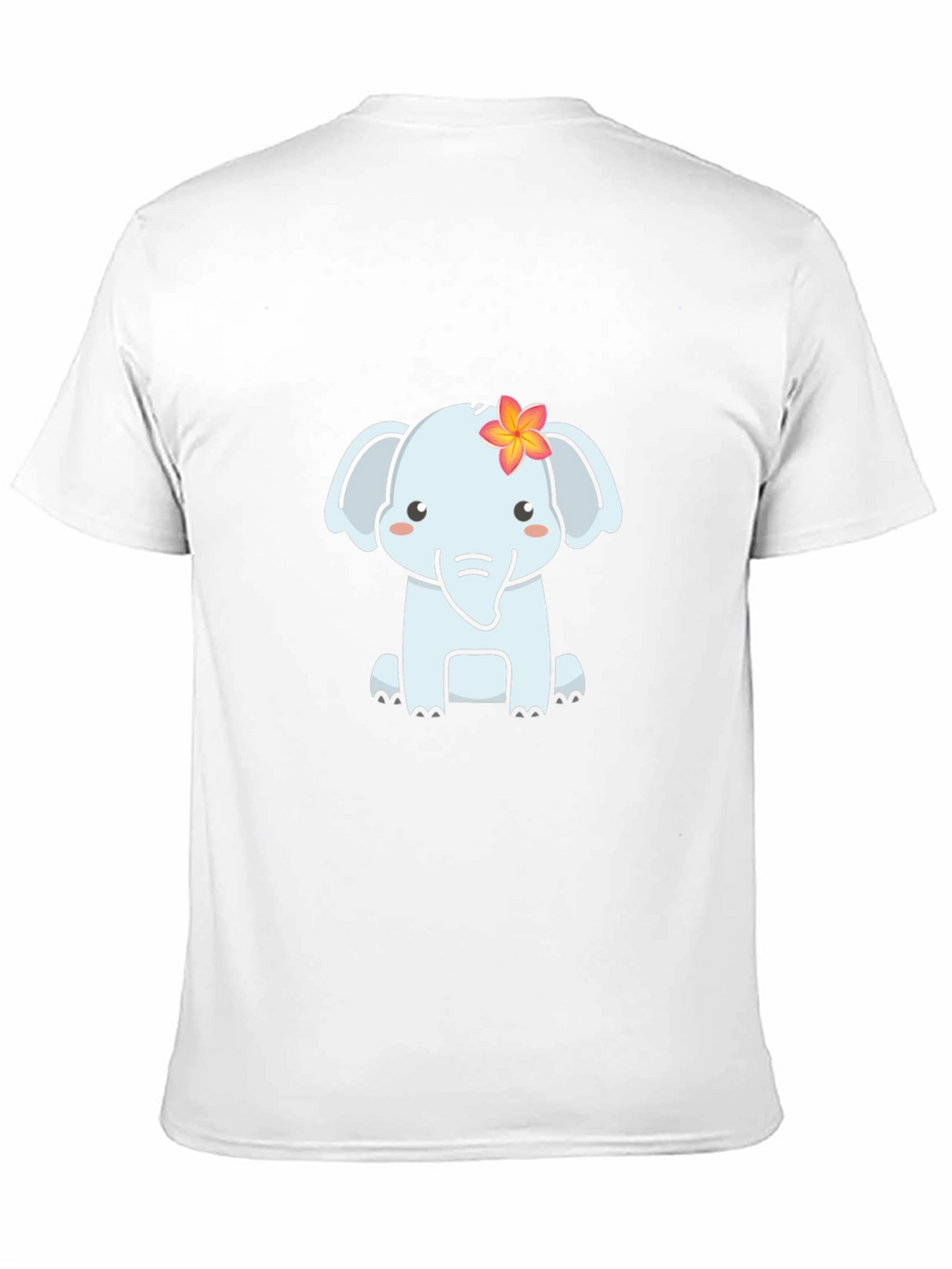Cute Elephant Graphic T-Shirt - Soft Black Tee