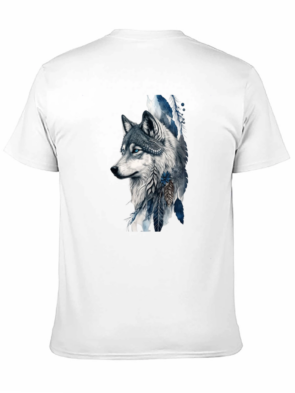 Wolf Graphic Tee - Artistic Print