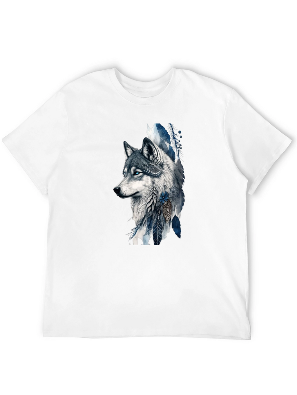 Wolf Graphic Tee - Artistic Print