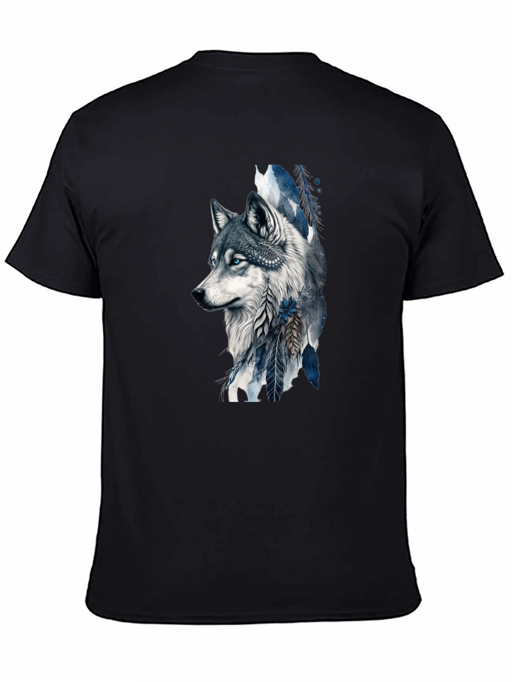 Wolf Graphic Tee - Artistic Print