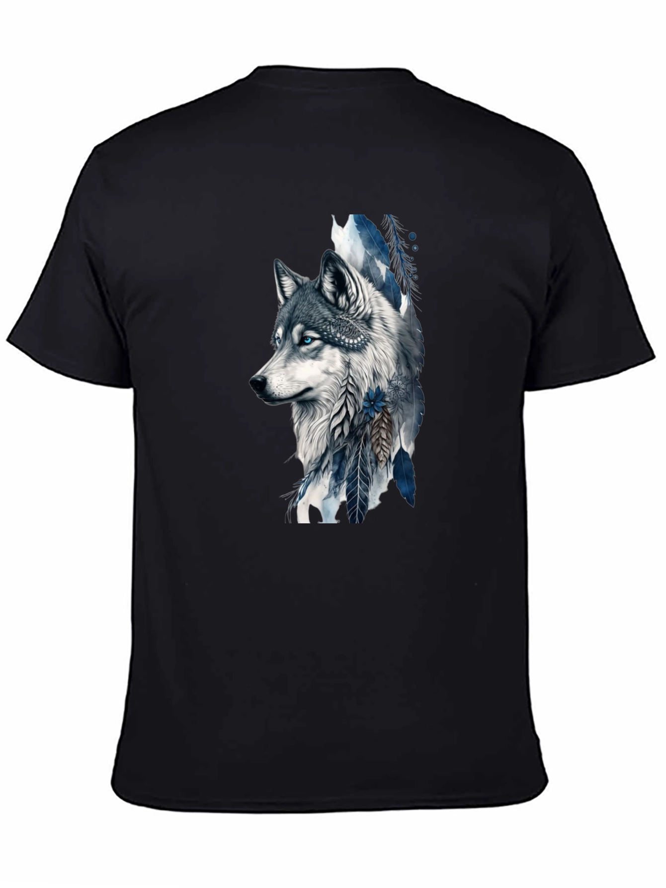 Wolf Graphic Tee - Artistic Print