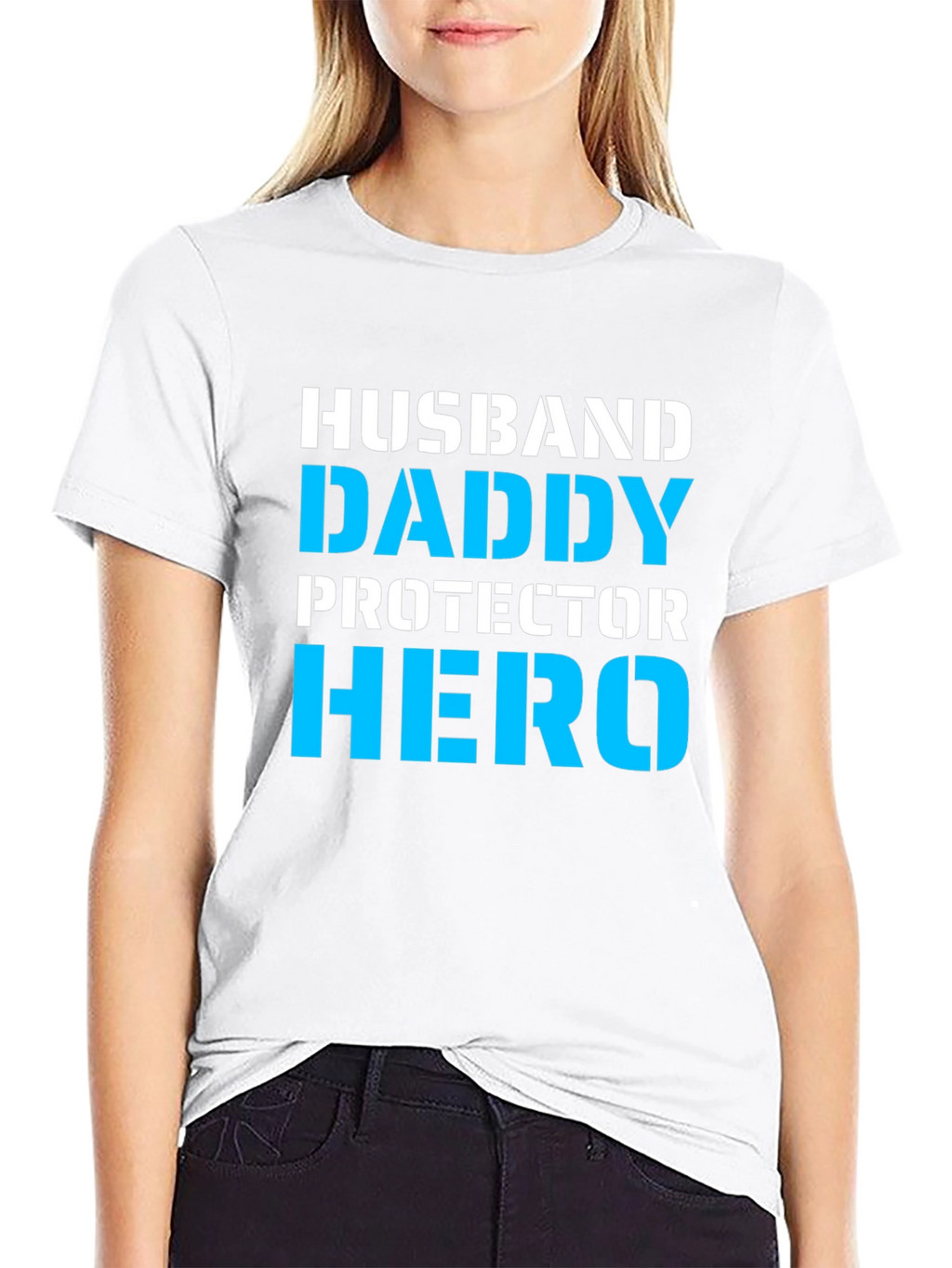 Husband Daddy Hero Graphic T-Shirt