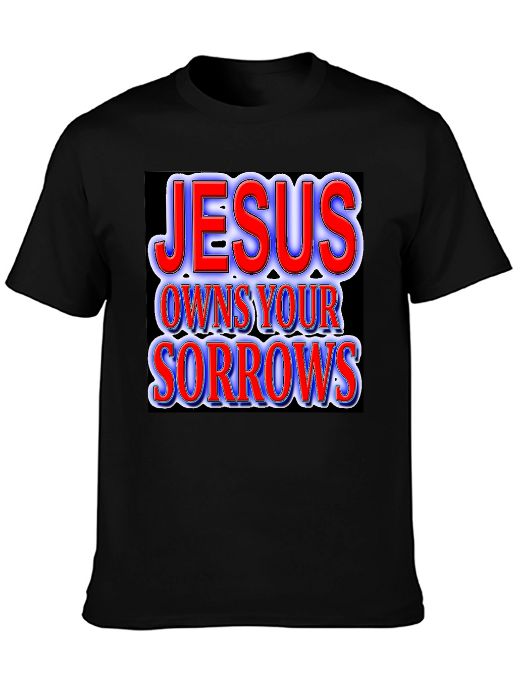 Jesus Owns Your Sorrows Graphic Tee - Black