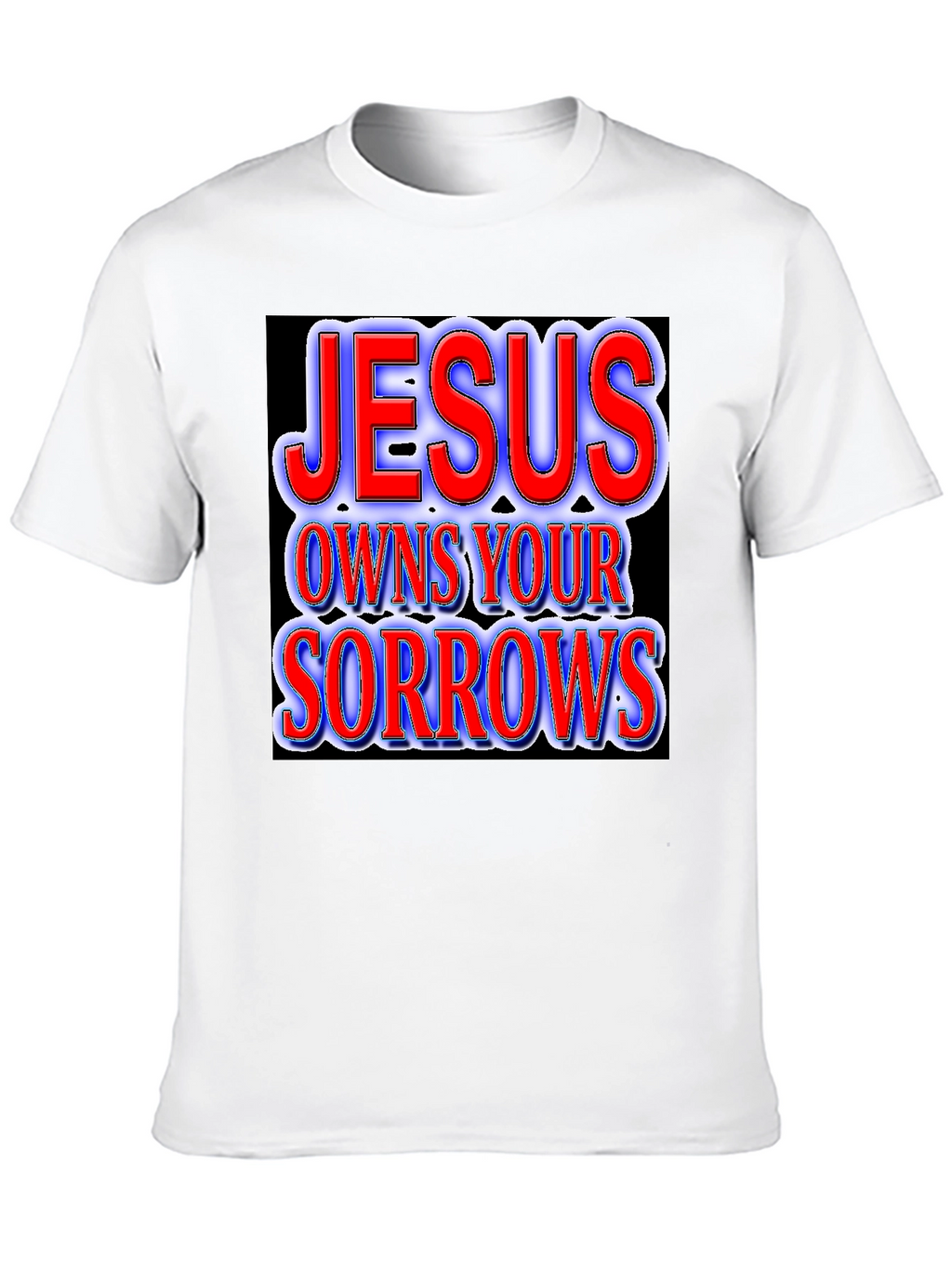 Jesus Owns Your Sorrows Graphic Tee - Black