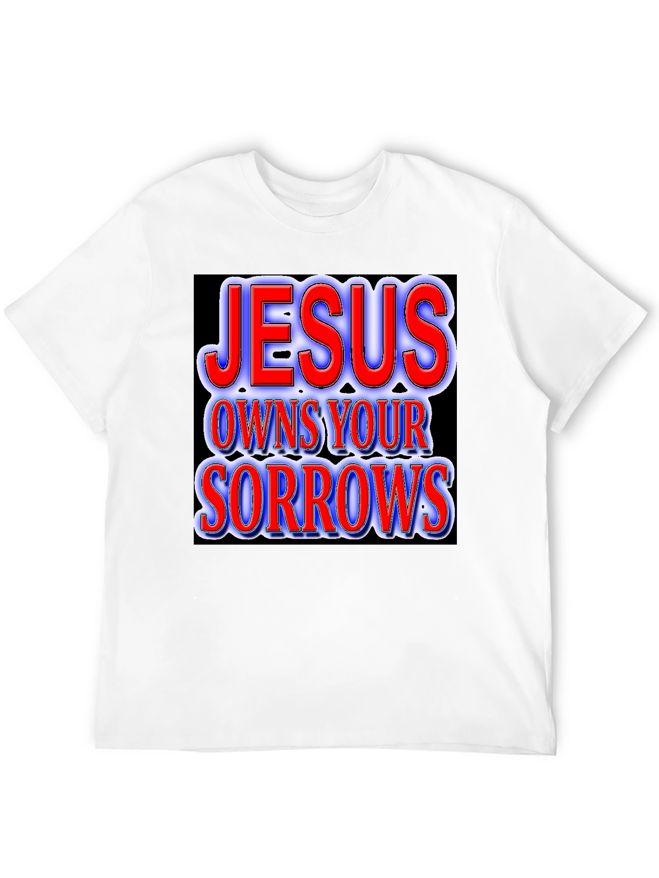 Jesus Owns Your Sorrows Graphic Tee - Black