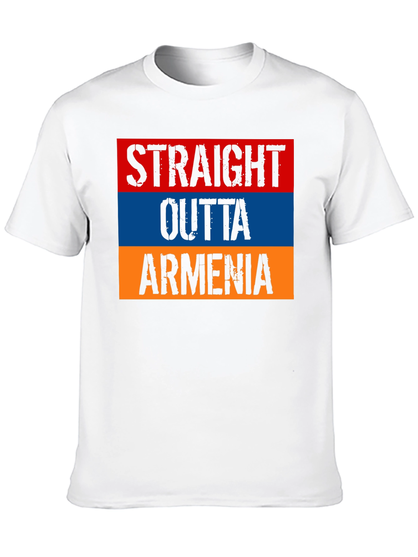 Armenia Flag T-Shirt - Straight Outta Armenia