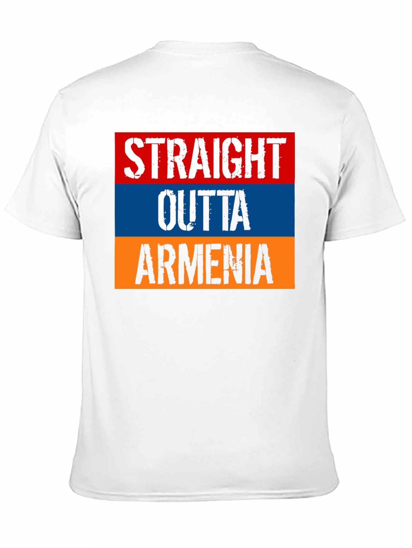 Armenia Flag T-Shirt - Straight Outta Armenia