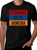 Armenia Flag T-Shirt - Straight Outta Armenia