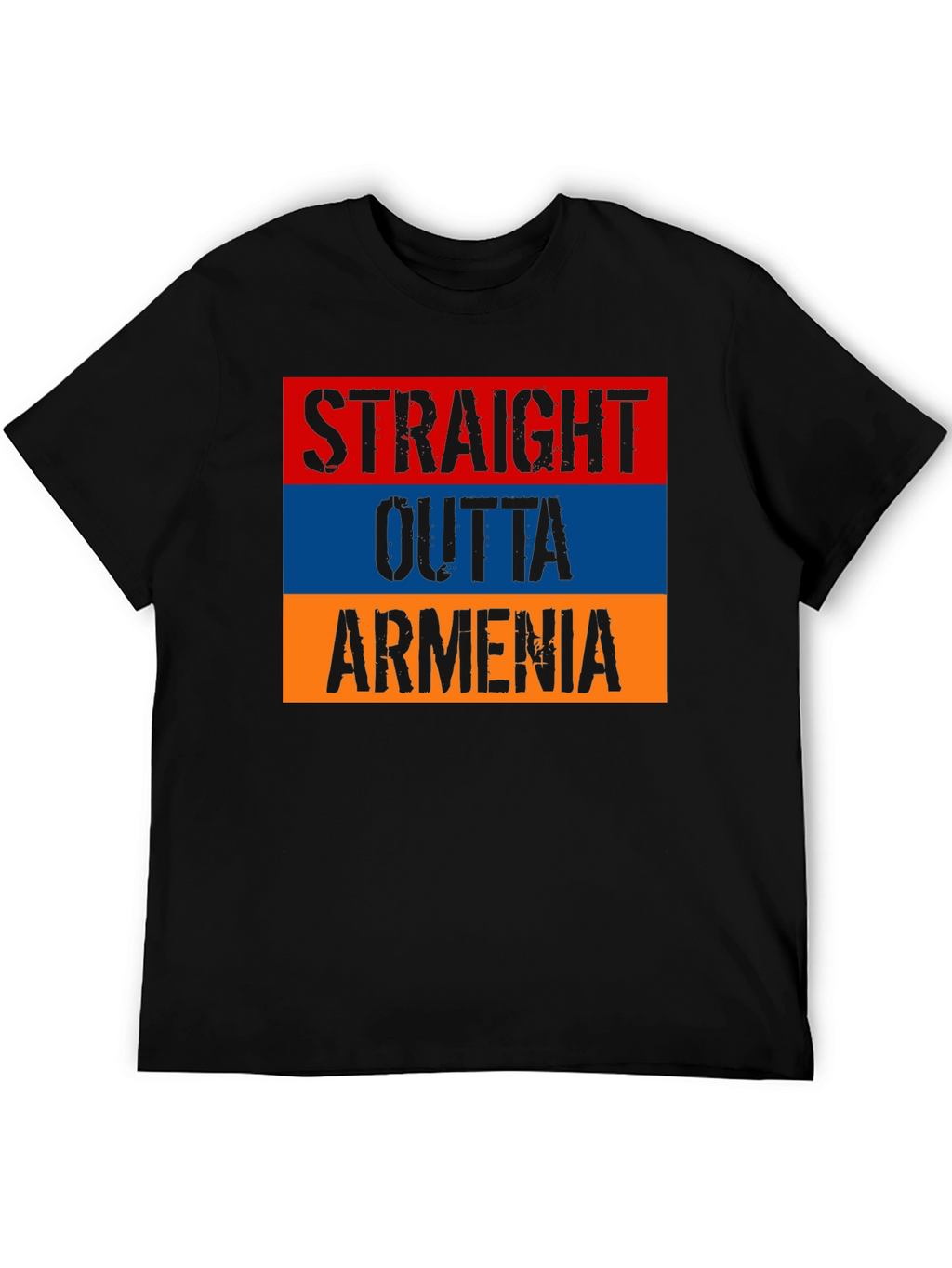 Armenia Flag T-Shirt - Straight Outta Armenia
