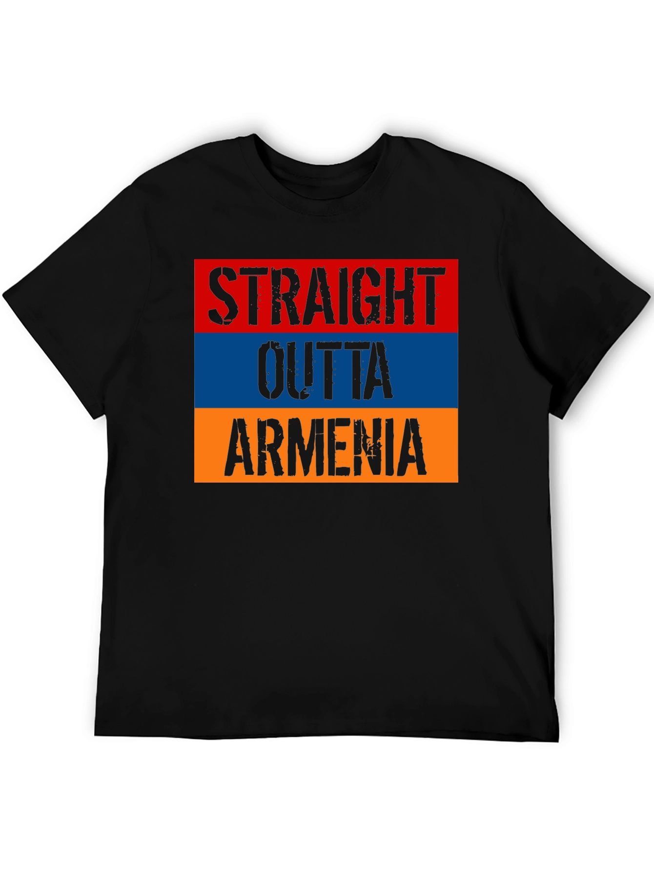 Armenia Flag T-Shirt - Straight Outta Armenia