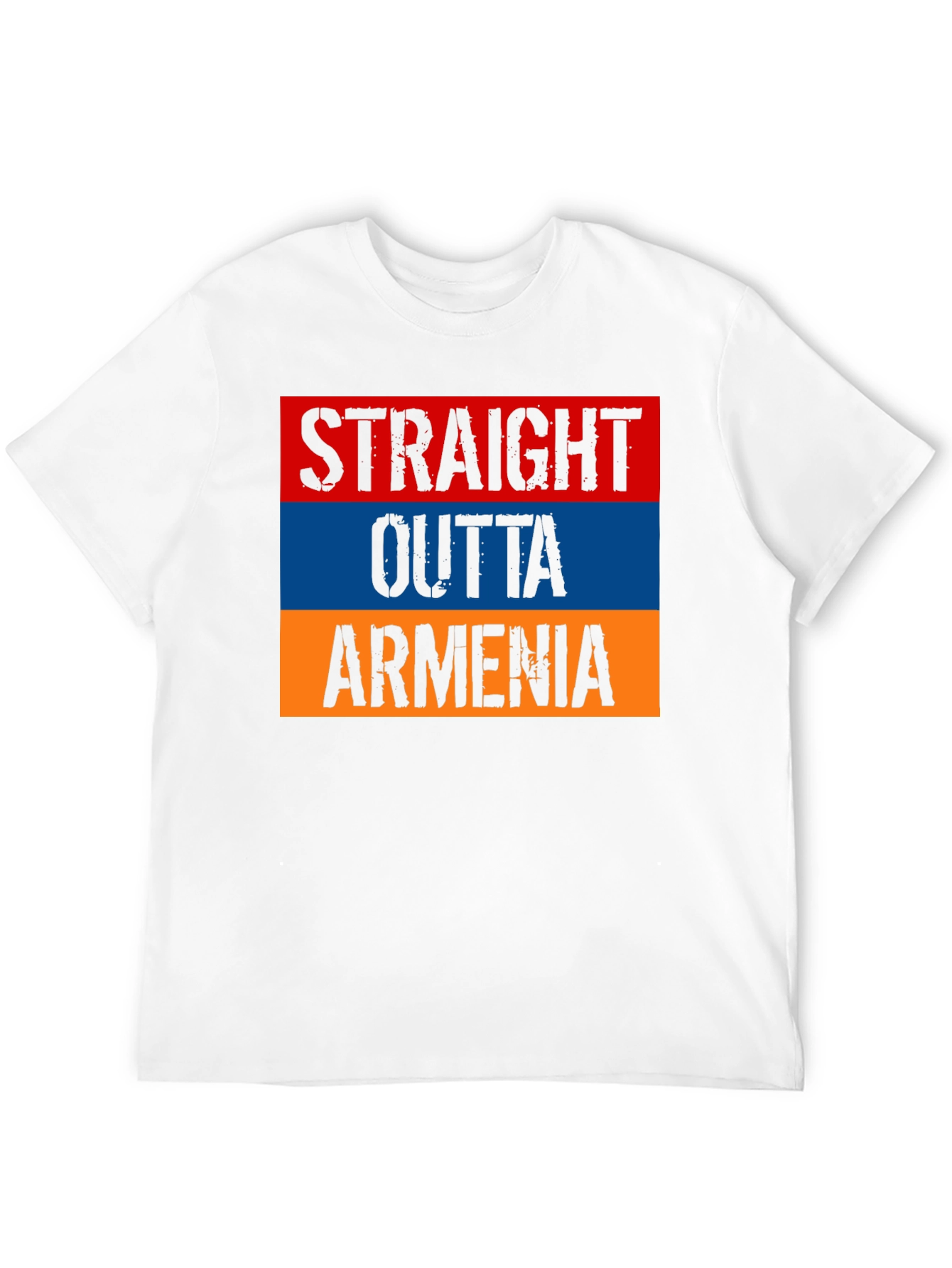 Armenia Flag T-Shirt - Straight Outta Armenia