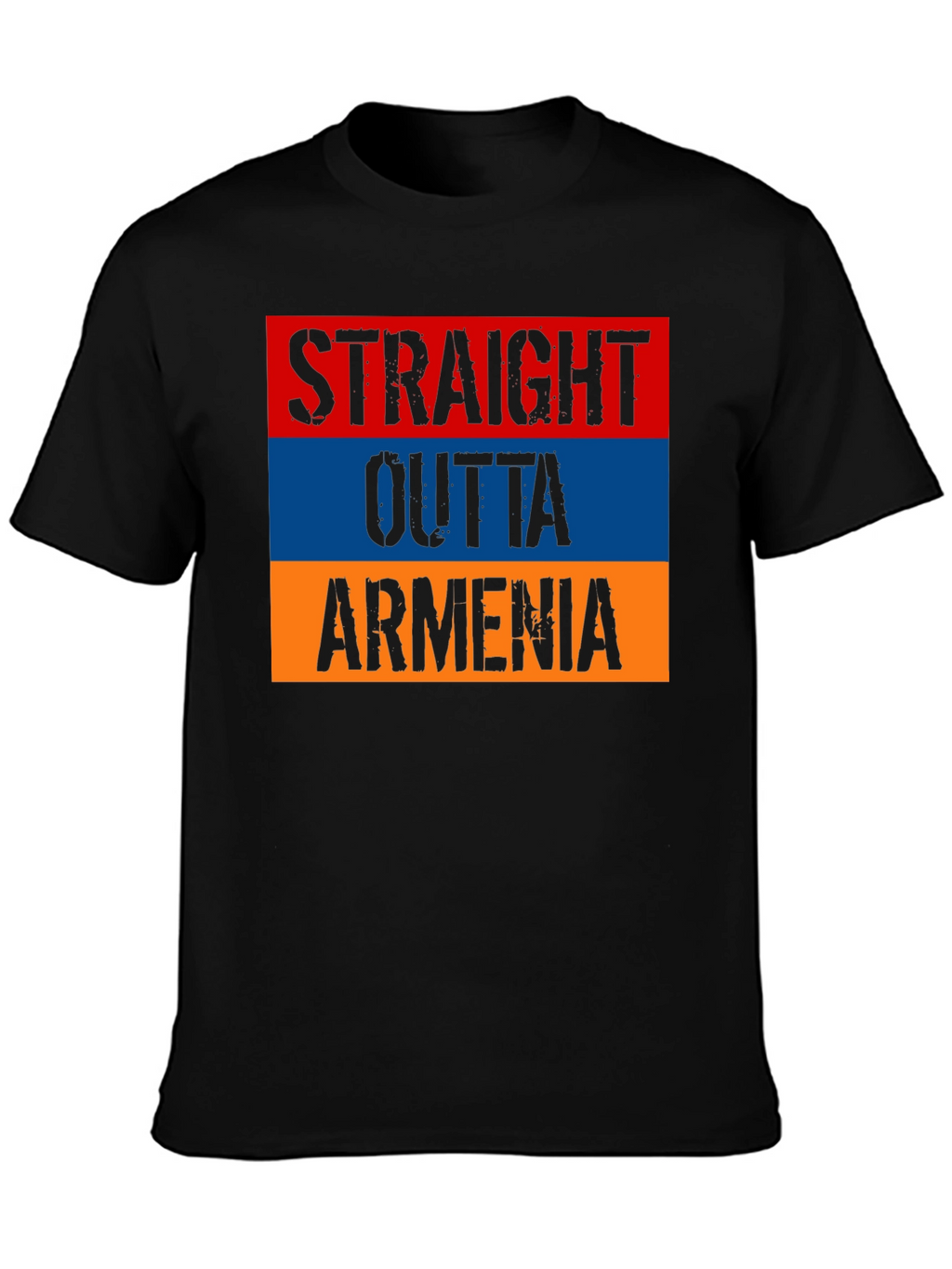 Armenia Flag T-Shirt - Straight Outta Armenia