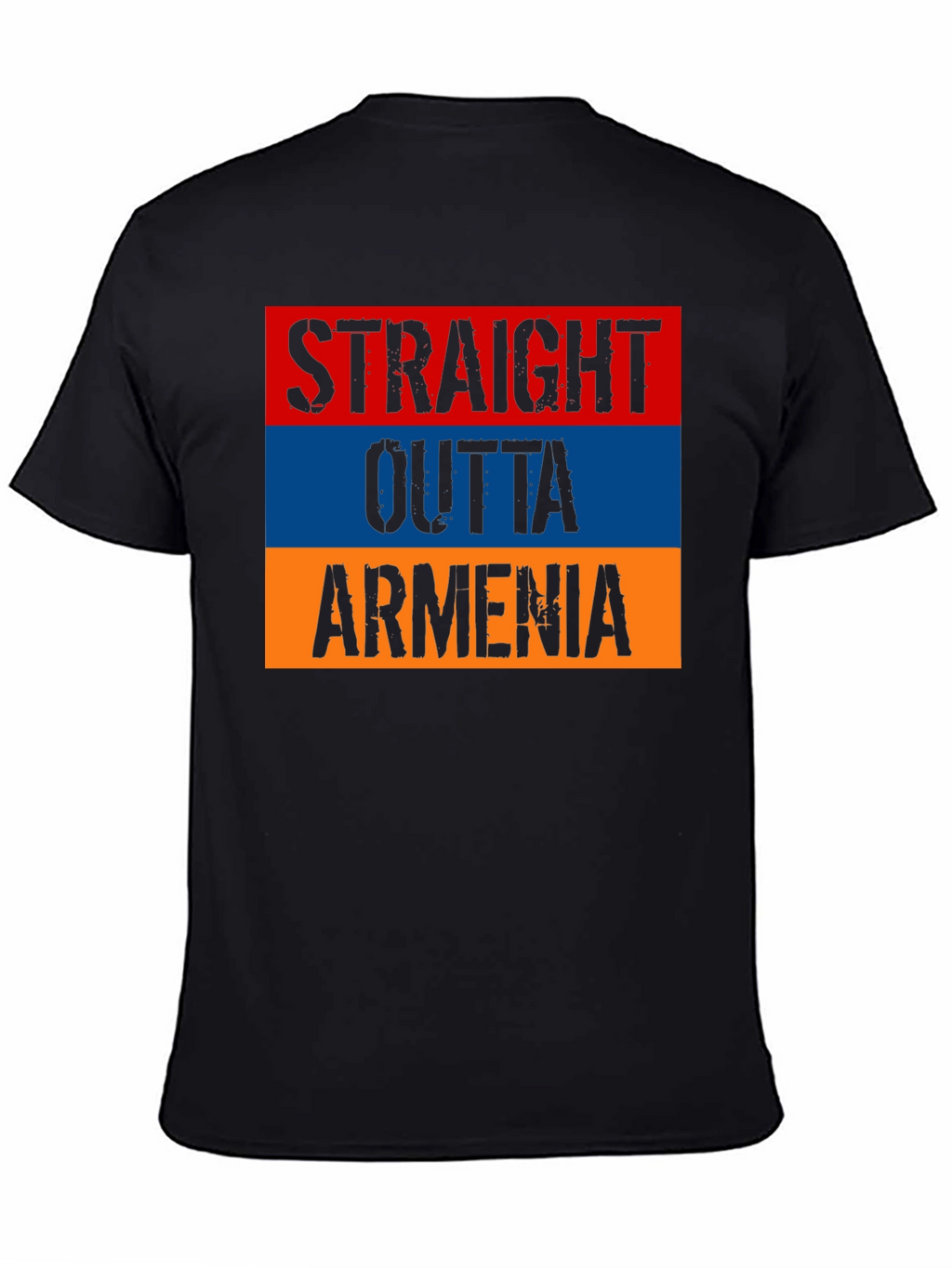 Armenia Flag T-Shirt - Straight Outta Armenia