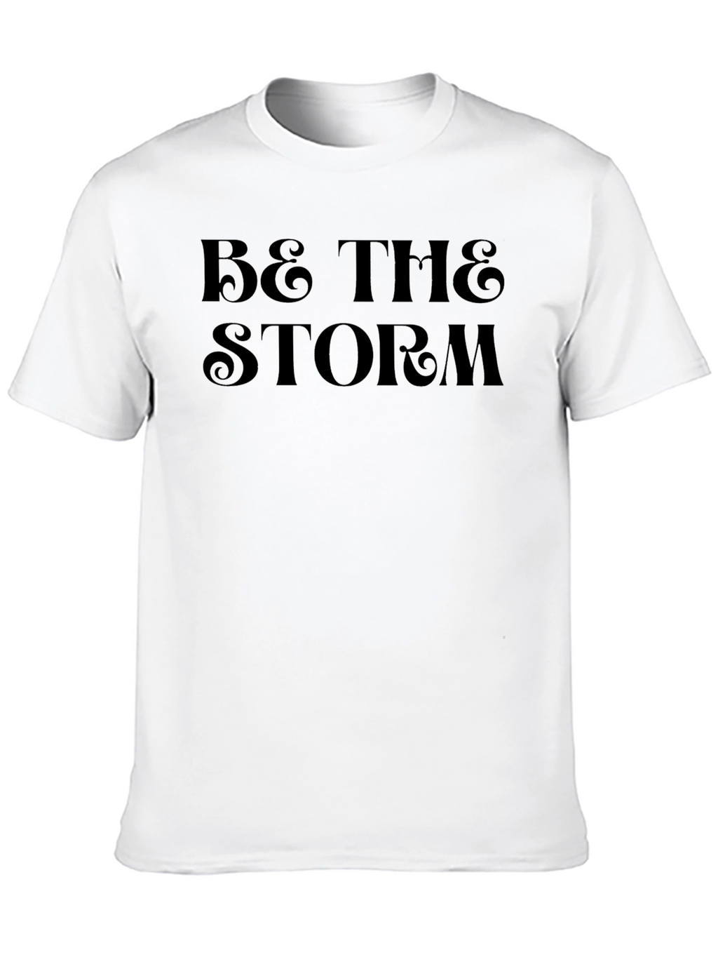 Be The Storm Black Graphic Tee