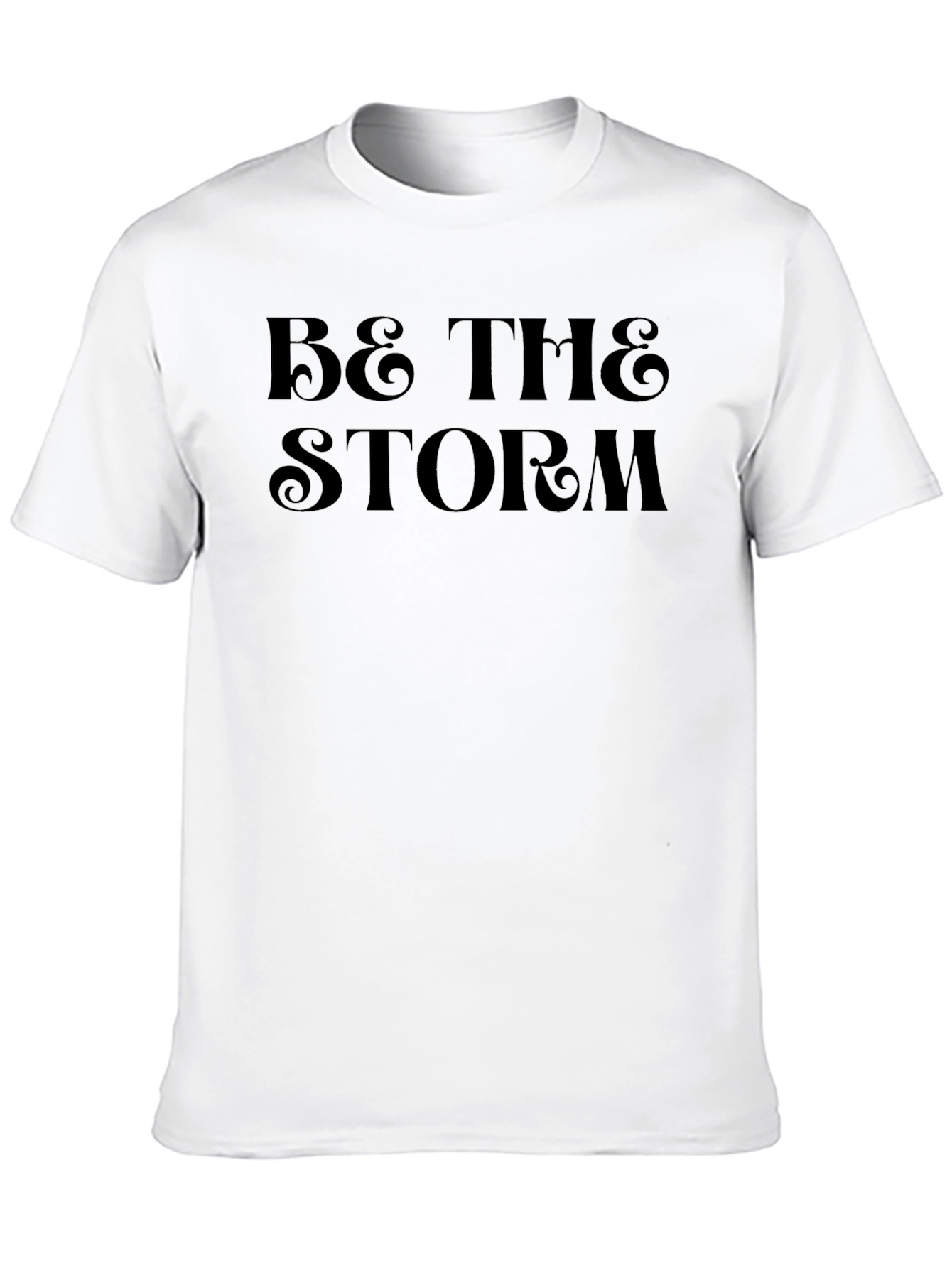 Be The Storm Black Graphic Tee