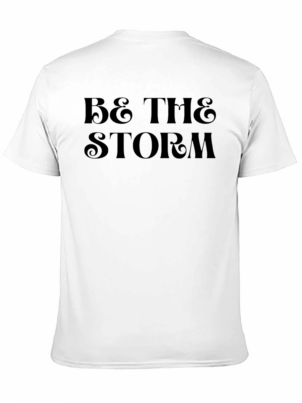 Be The Storm Black Graphic Tee