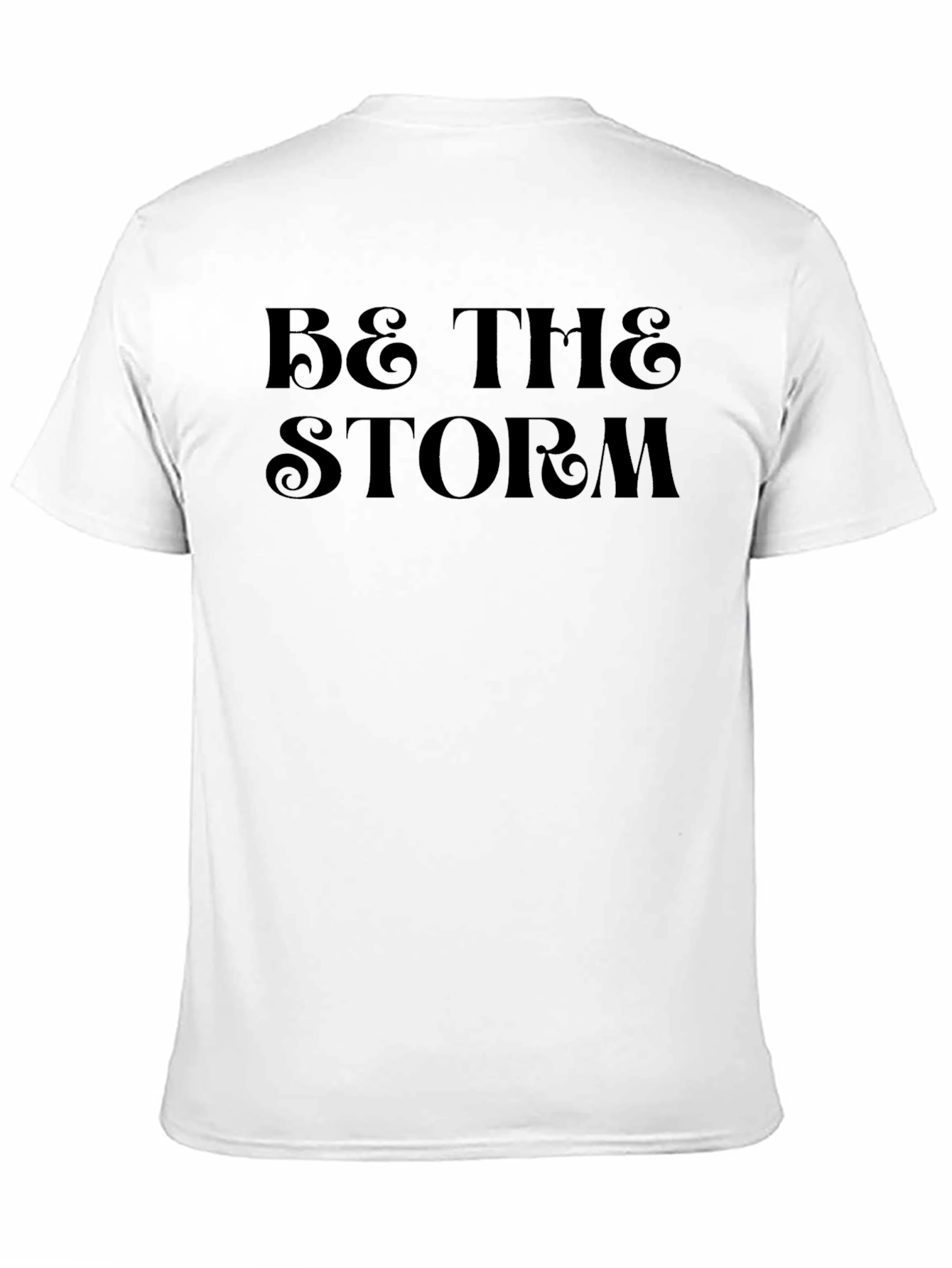 Be The Storm Black Graphic Tee