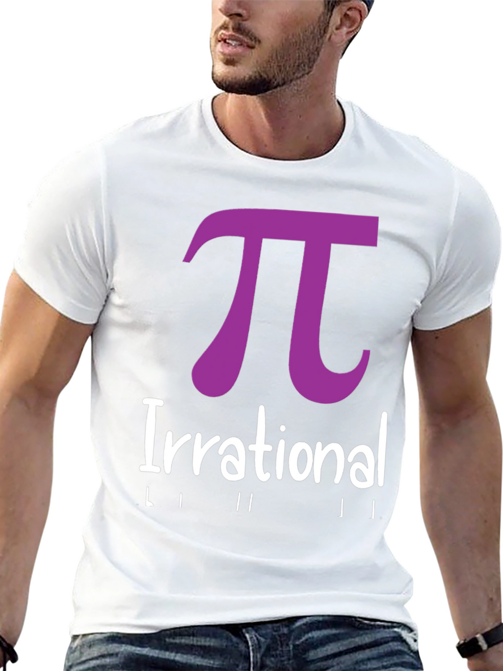 Irrational Pi T-Shirt - Black Math Humor Tee