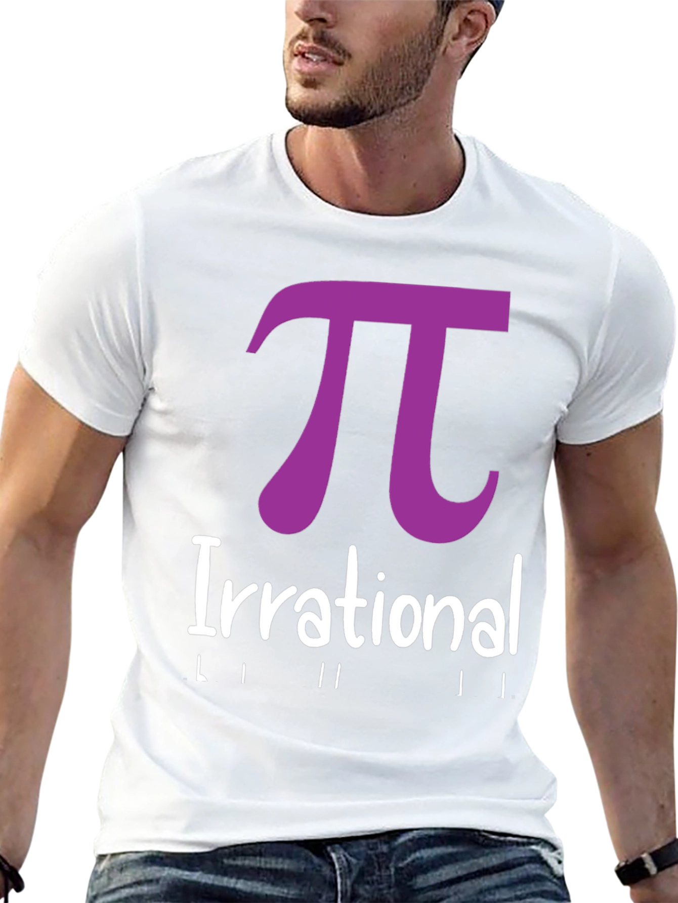 Irrational Pi T-Shirt - Black Math Humor Tee