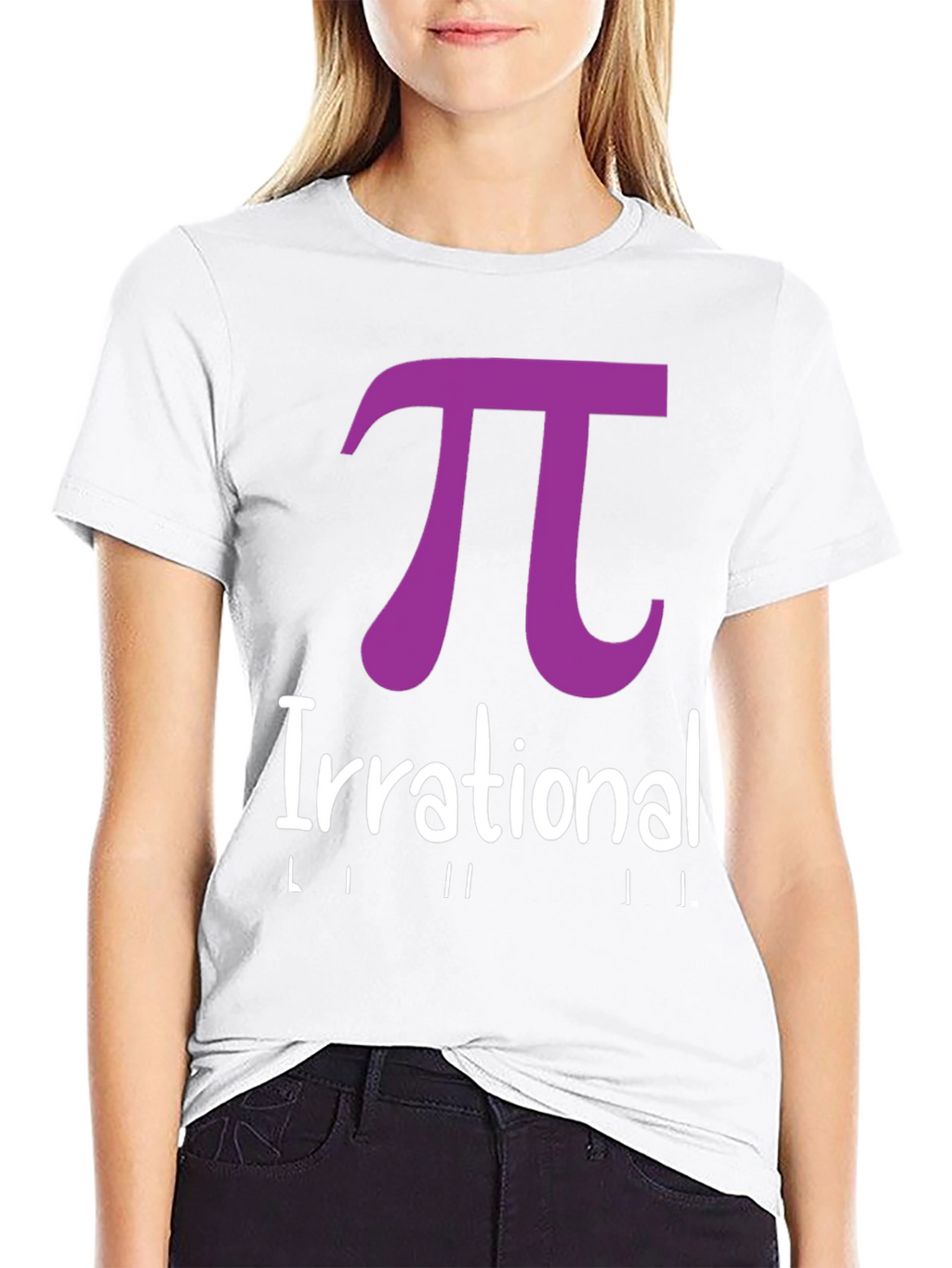 Irrational Pi T-Shirt - Black Math Humor Tee