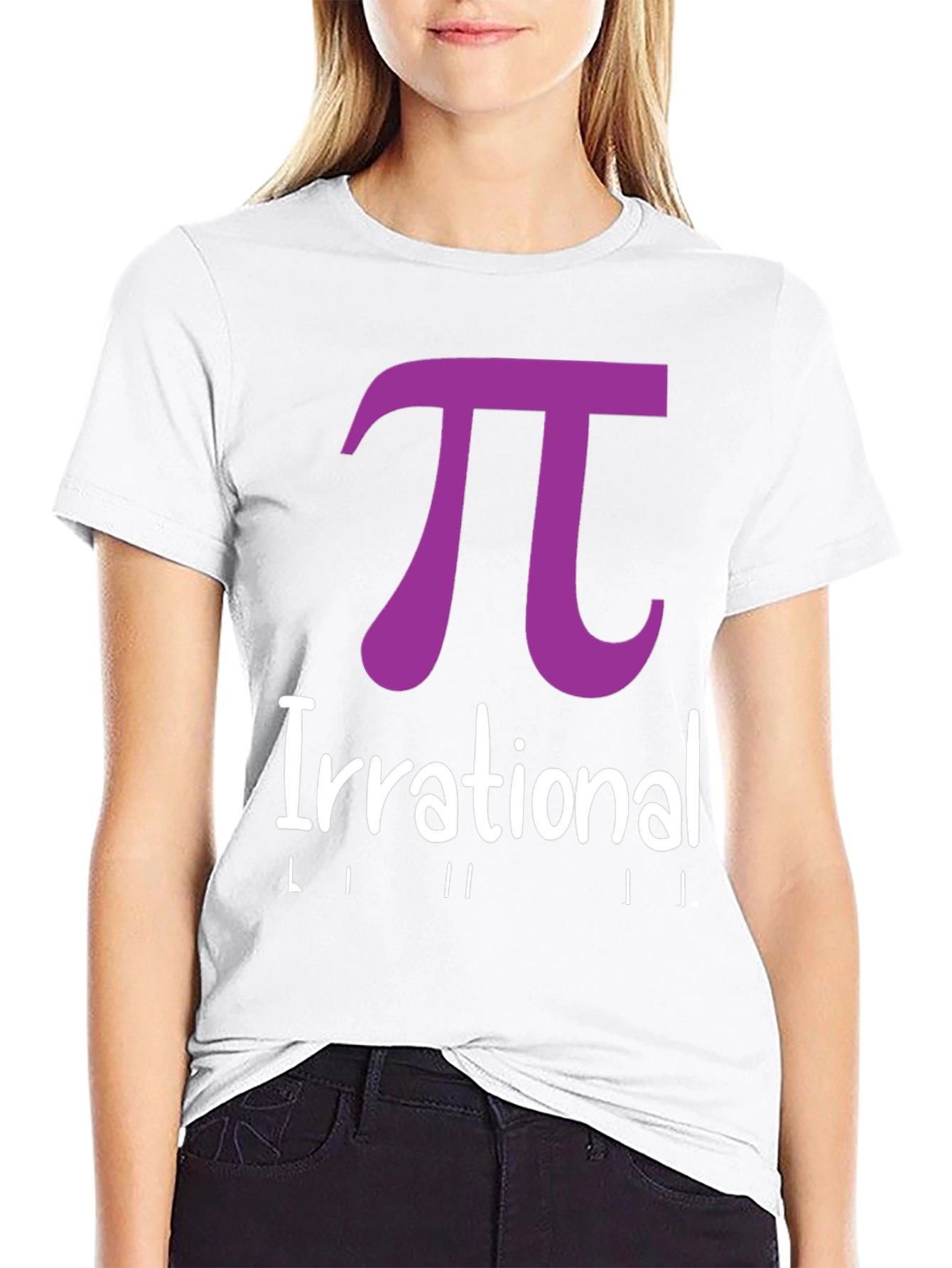 Irrational Pi T-Shirt - Black Math Humor Tee