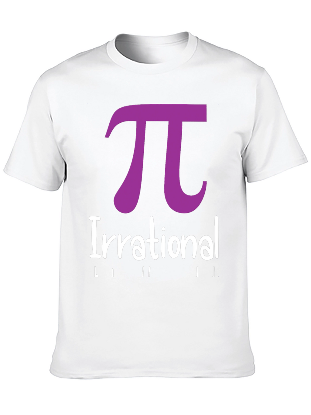 Irrational Pi T-Shirt - Black Math Humor Tee
