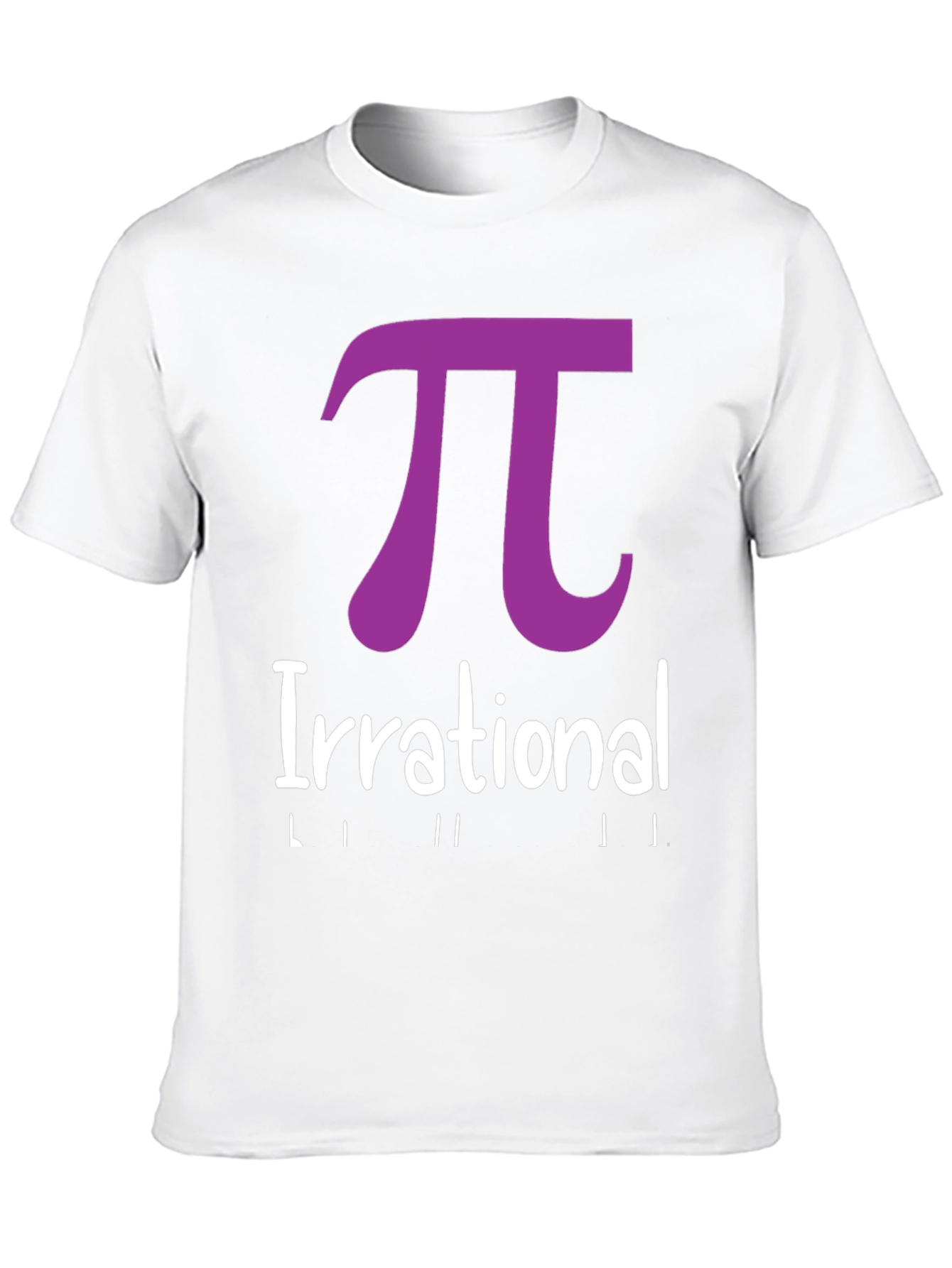Irrational Pi T-Shirt - Black Math Humor Tee