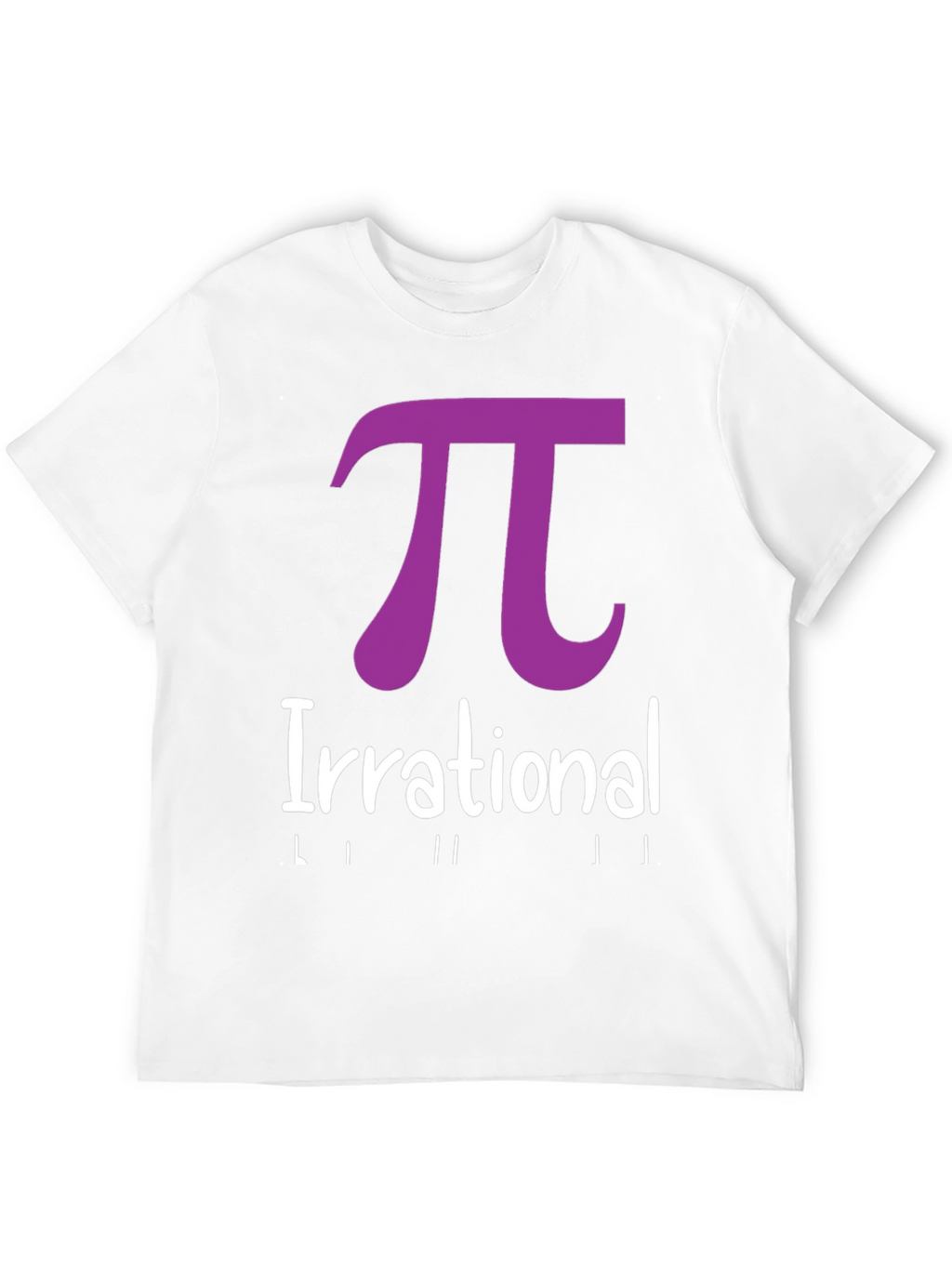 Irrational Pi T-Shirt - Black Math Humor Tee