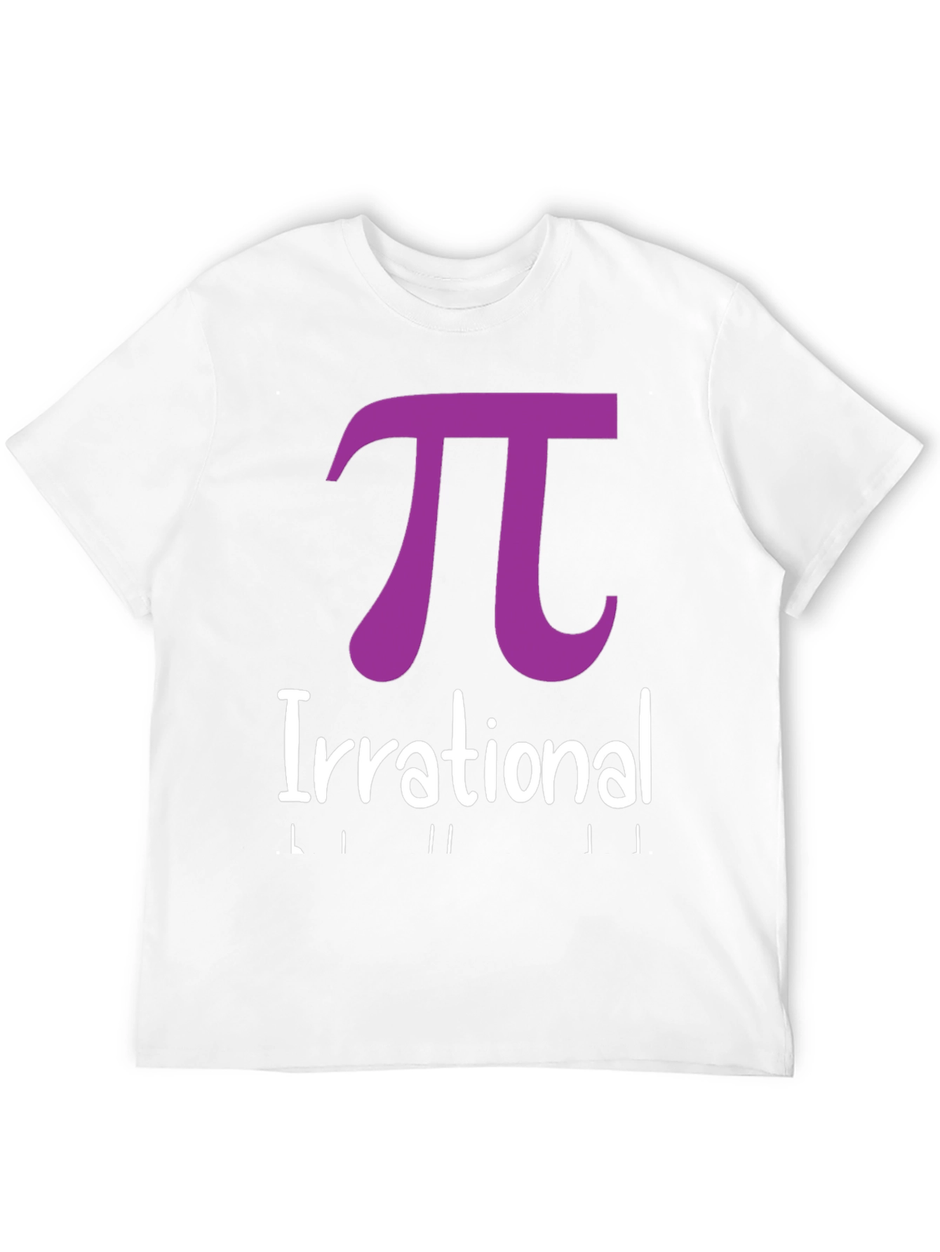 Irrational Pi T-Shirt - Black Math Humor Tee