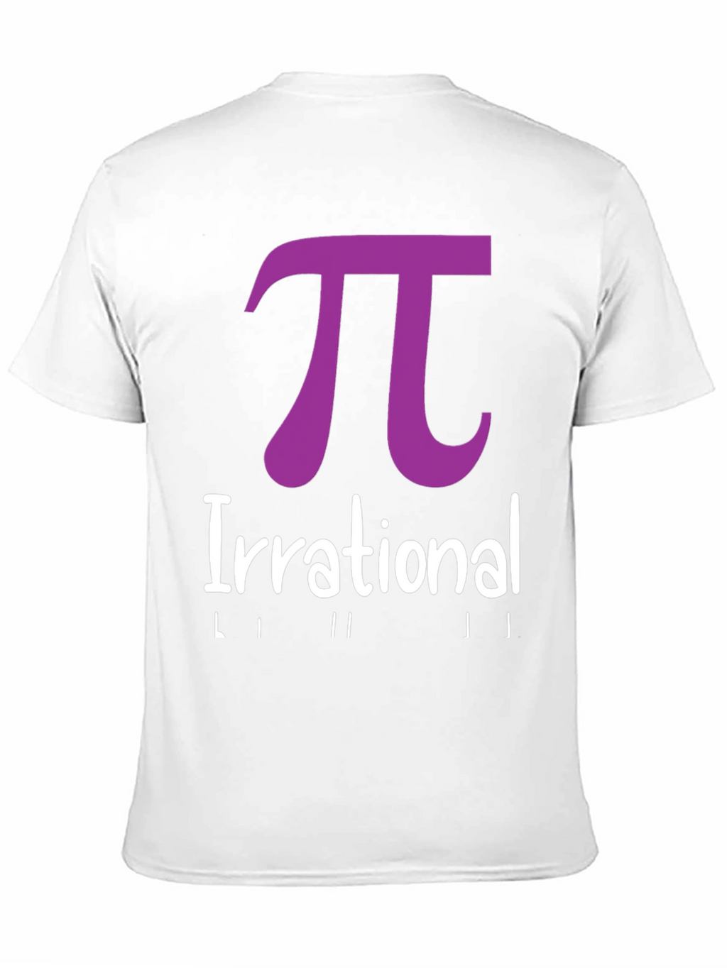 Irrational Pi T-Shirt - Black Math Humor Tee