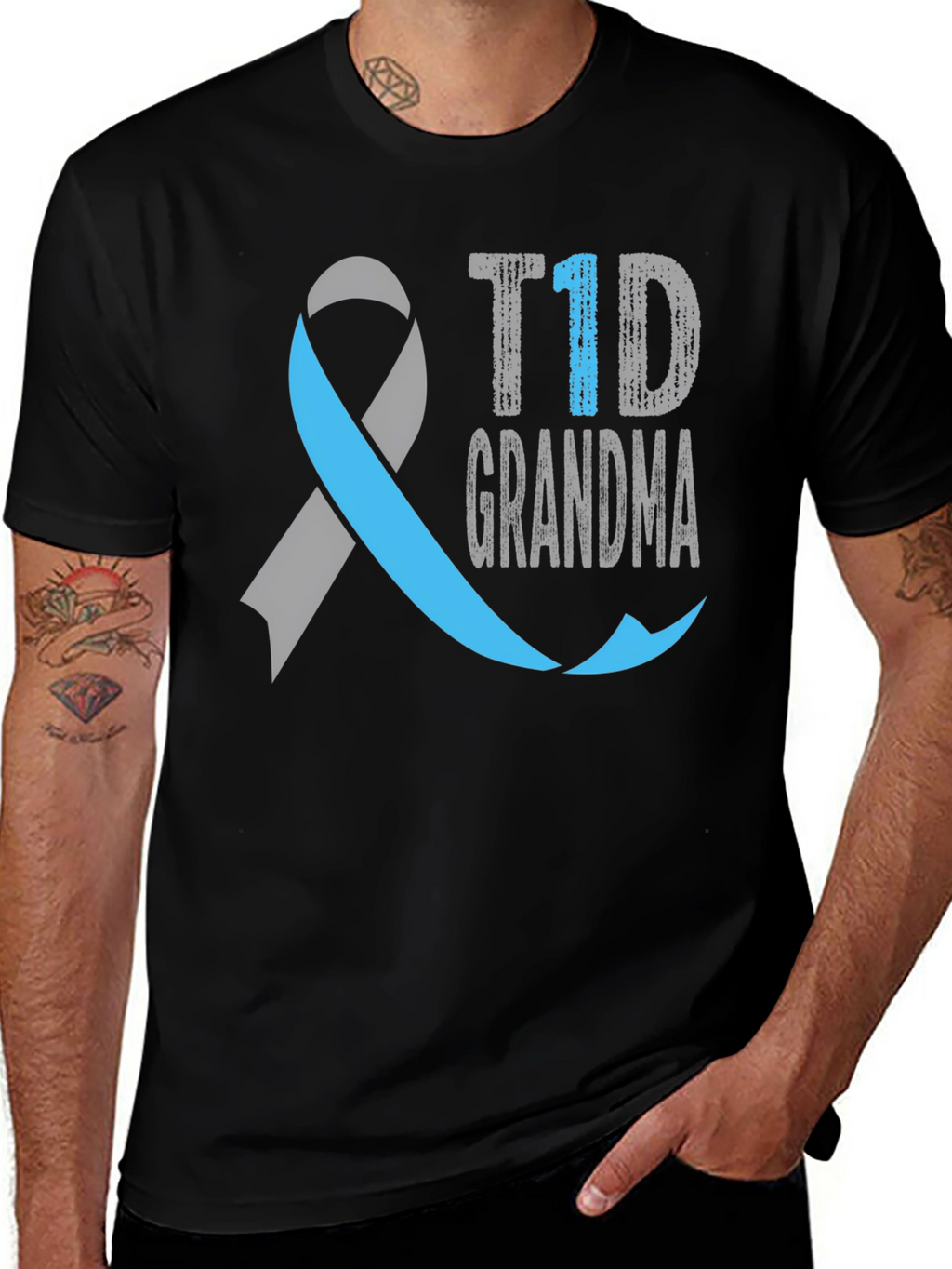 T1D Grandma Awareness T-Shirt