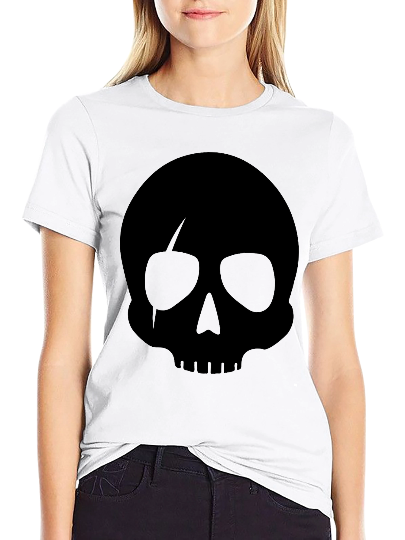 Skull Graphic Black T-Shirt for Men
