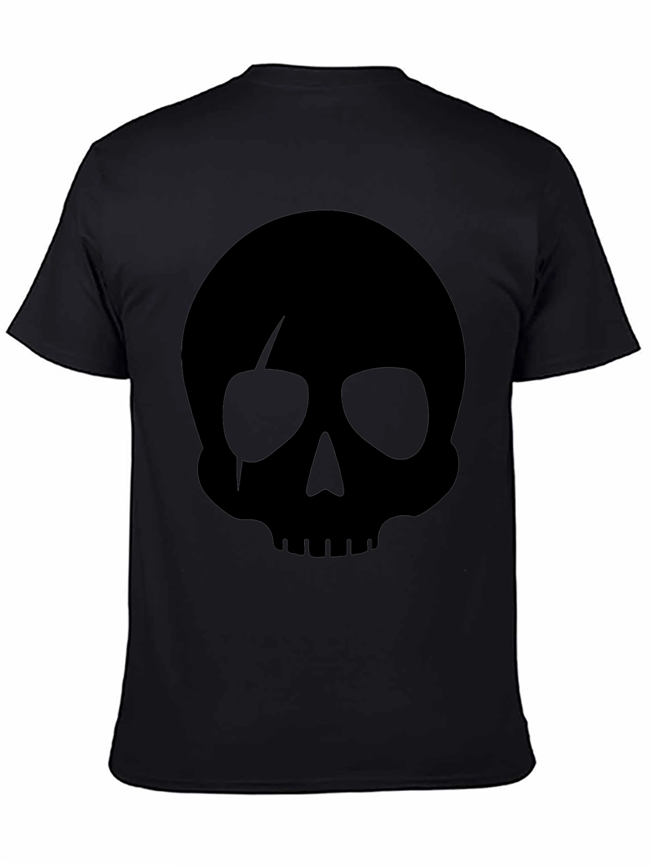 Skull Graphic Black T-Shirt for Men
