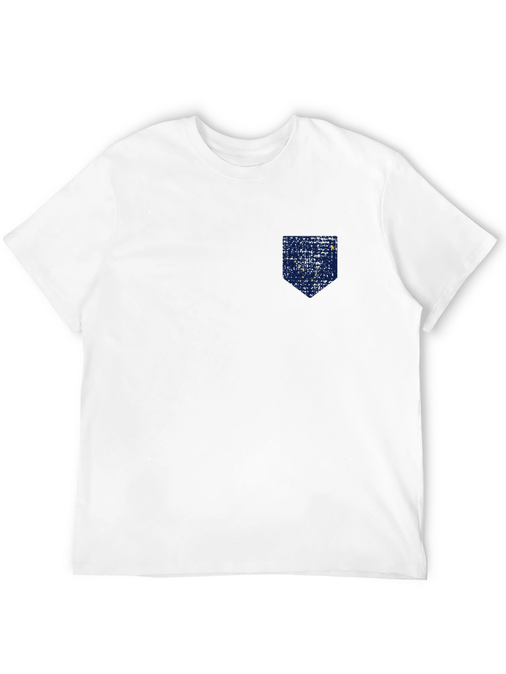 Alaska Flag Pocket Print T-Shirt - Patriotic Tee