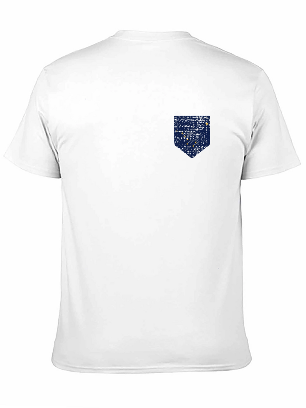 Alaska Flag Pocket Print T-Shirt - Patriotic Tee