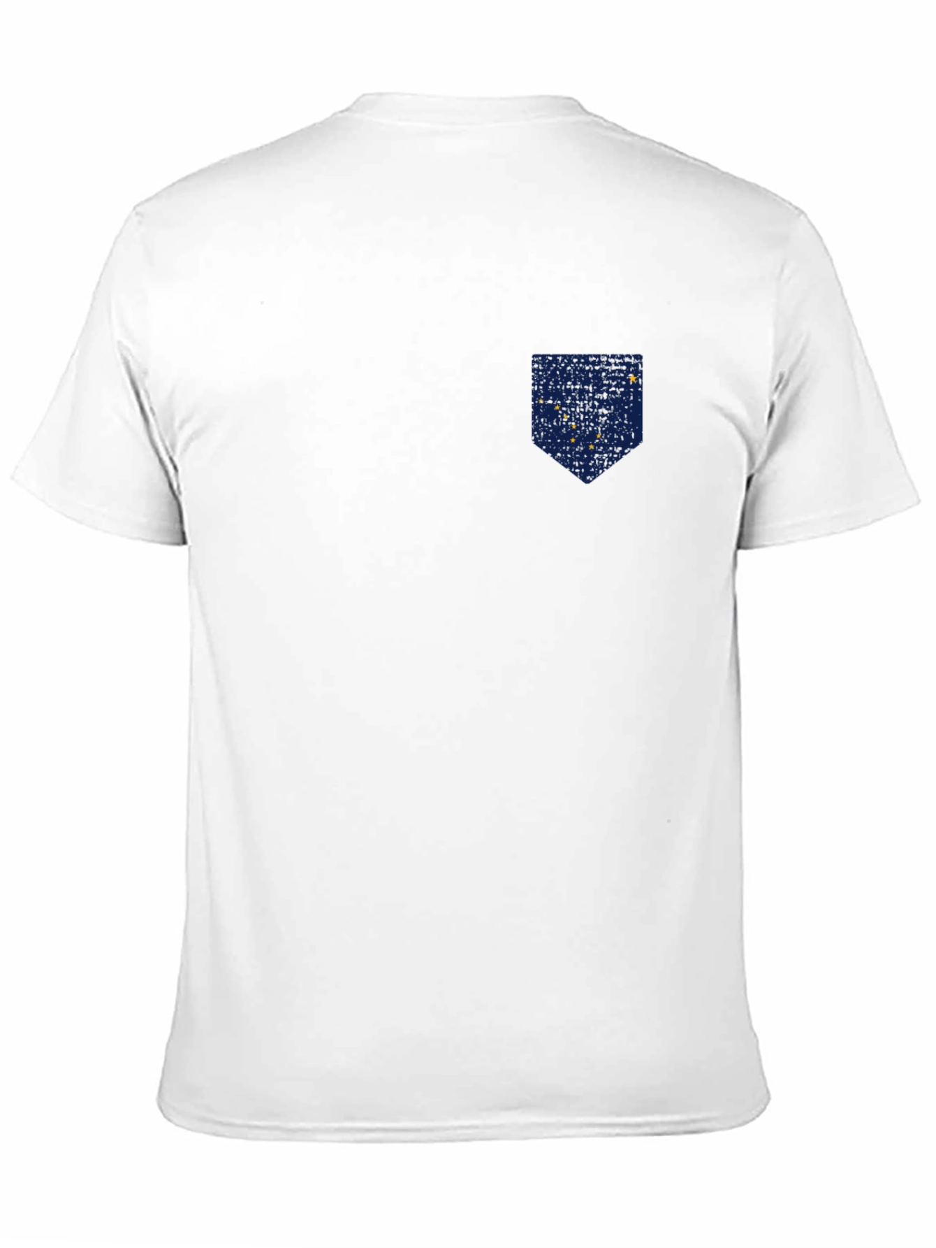 Alaska Flag Pocket Print T-Shirt - Patriotic Tee