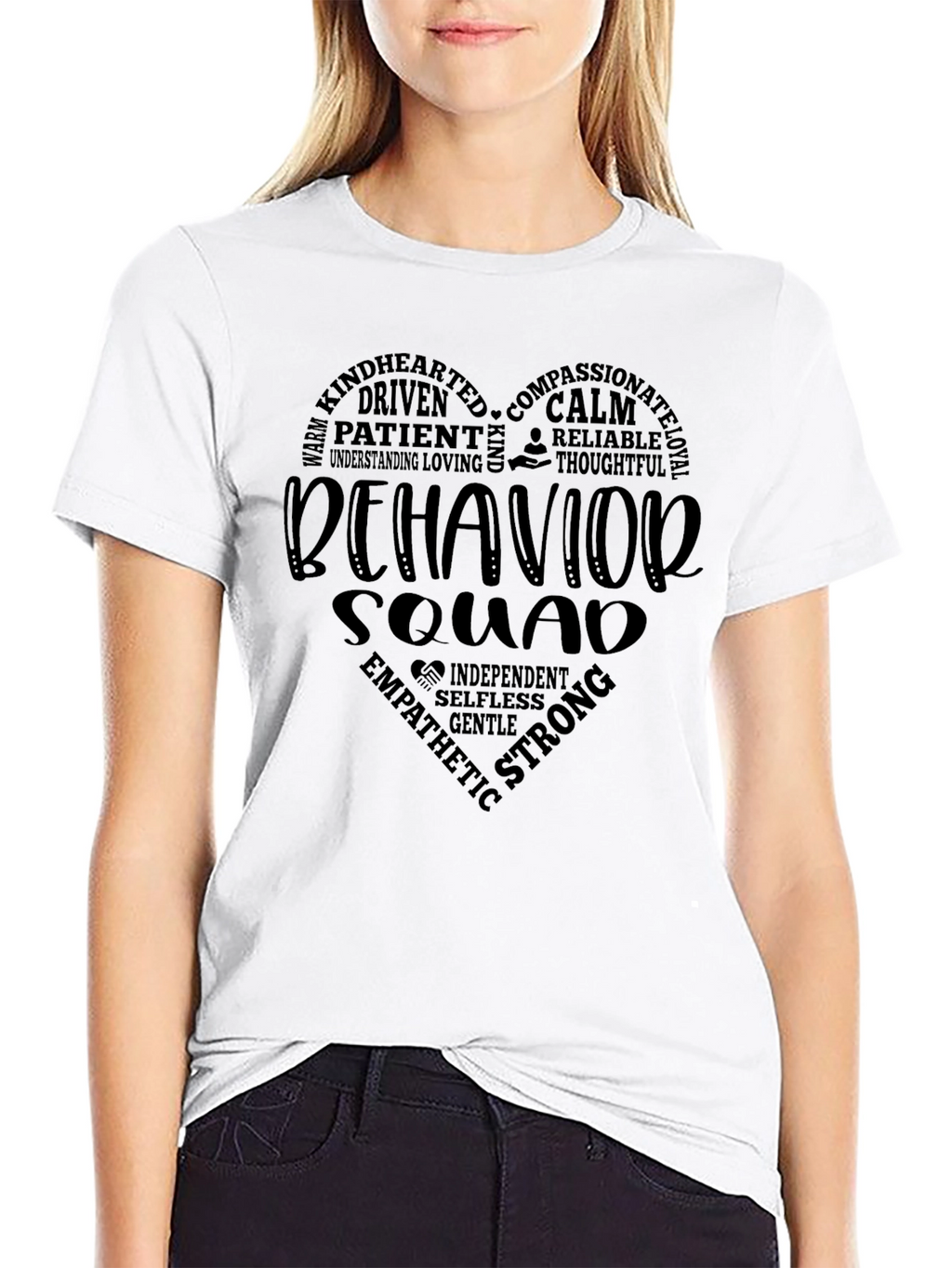 Behavior Squad Heart Graphic T-Shirt